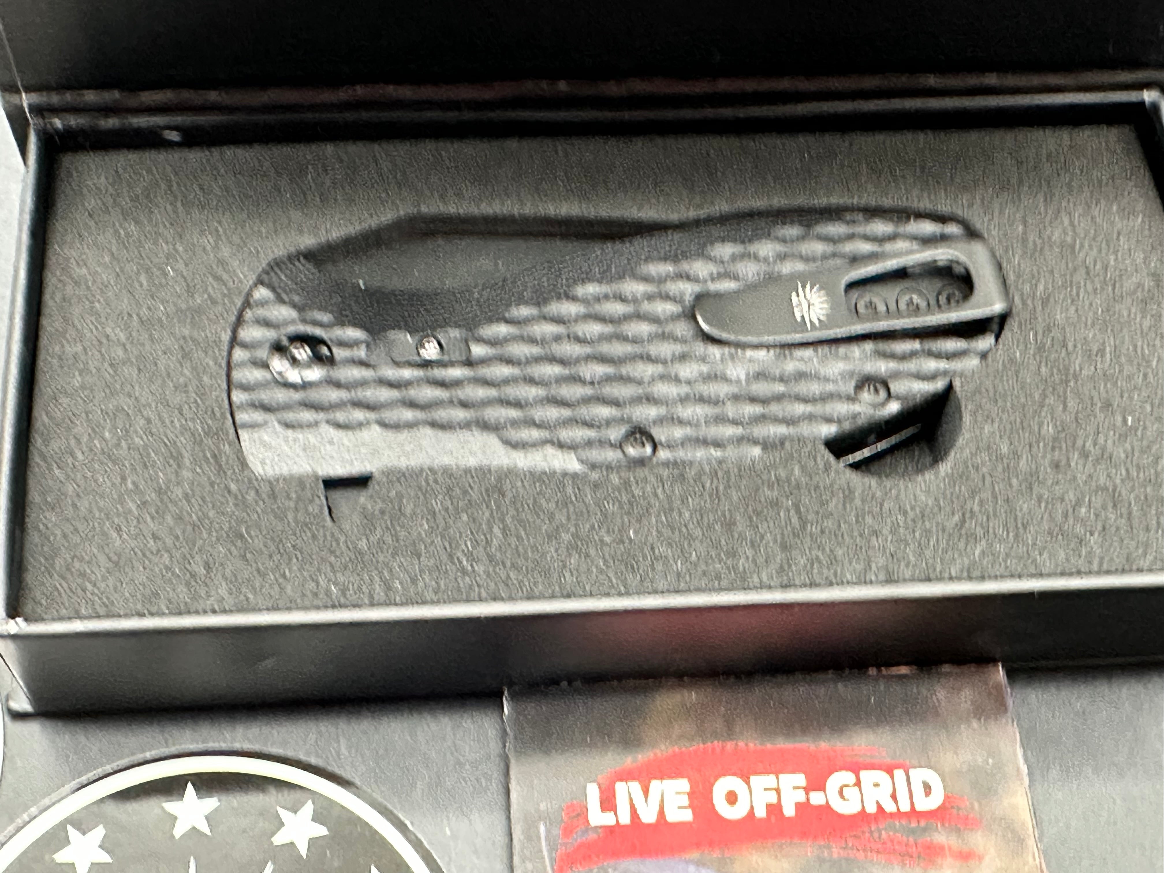 Off Grid Badger G10 handle w/D2 blade