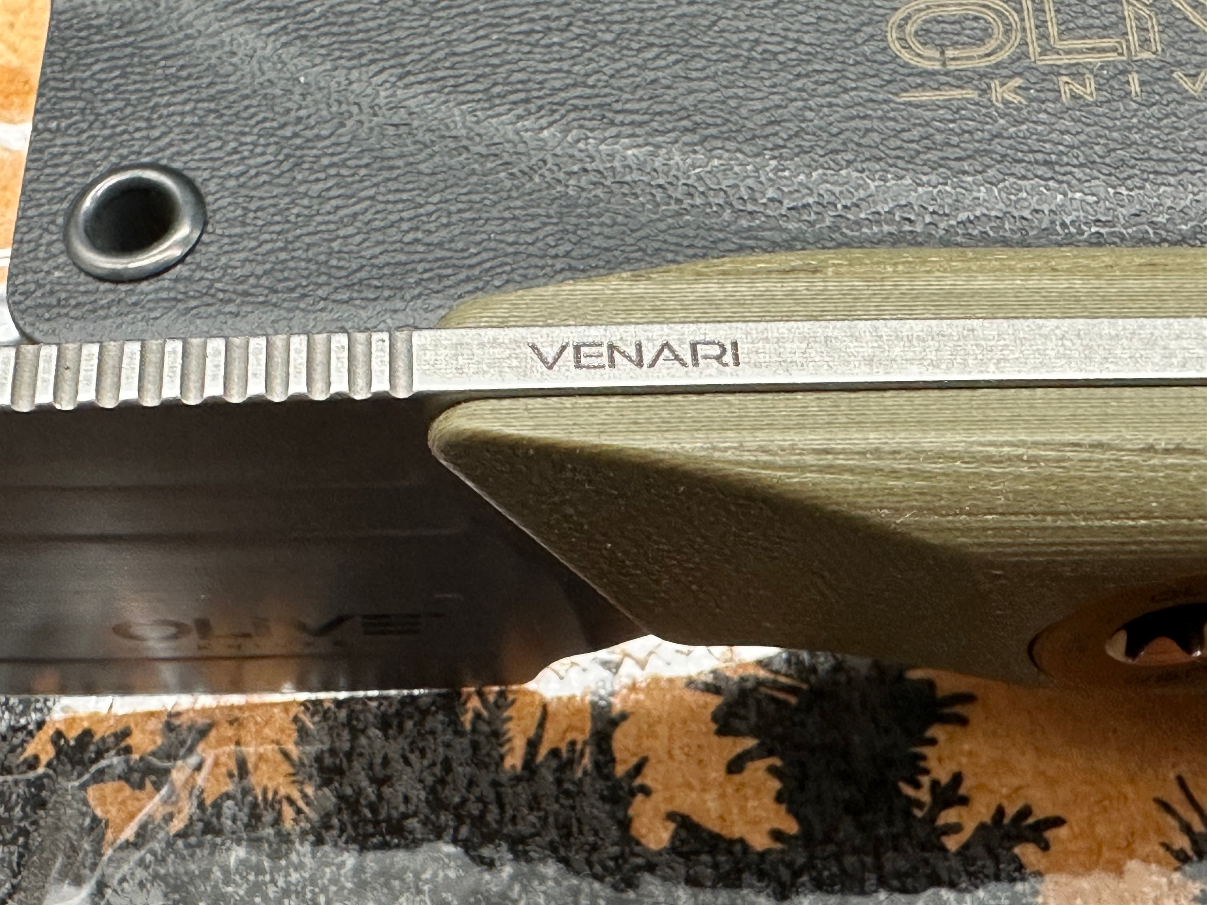 Olive Knives VENARI | COMPACT CARRY FIXED BLADE ELMAX