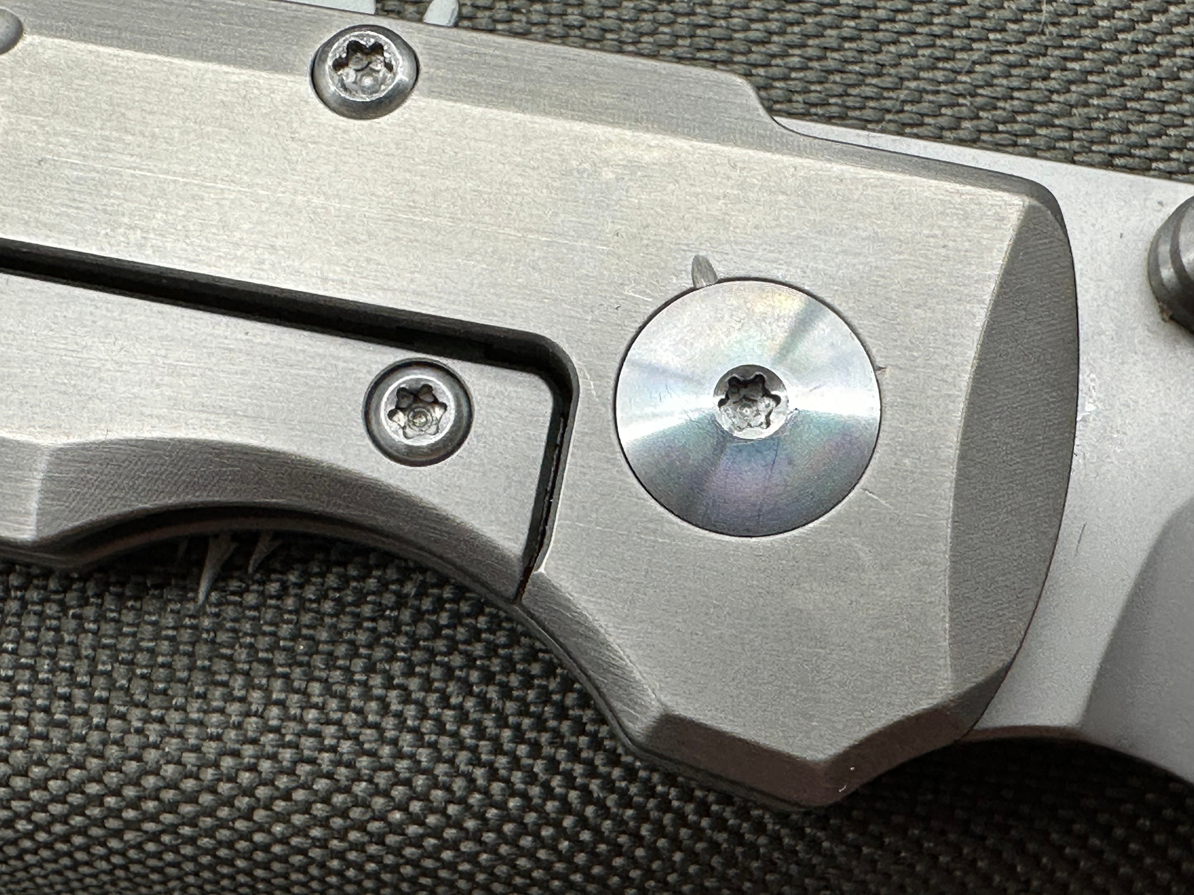 Prometheus Design Werx SPD Invictus-SP, 3.5" CPM MagnaCut Blade Titanium Scales