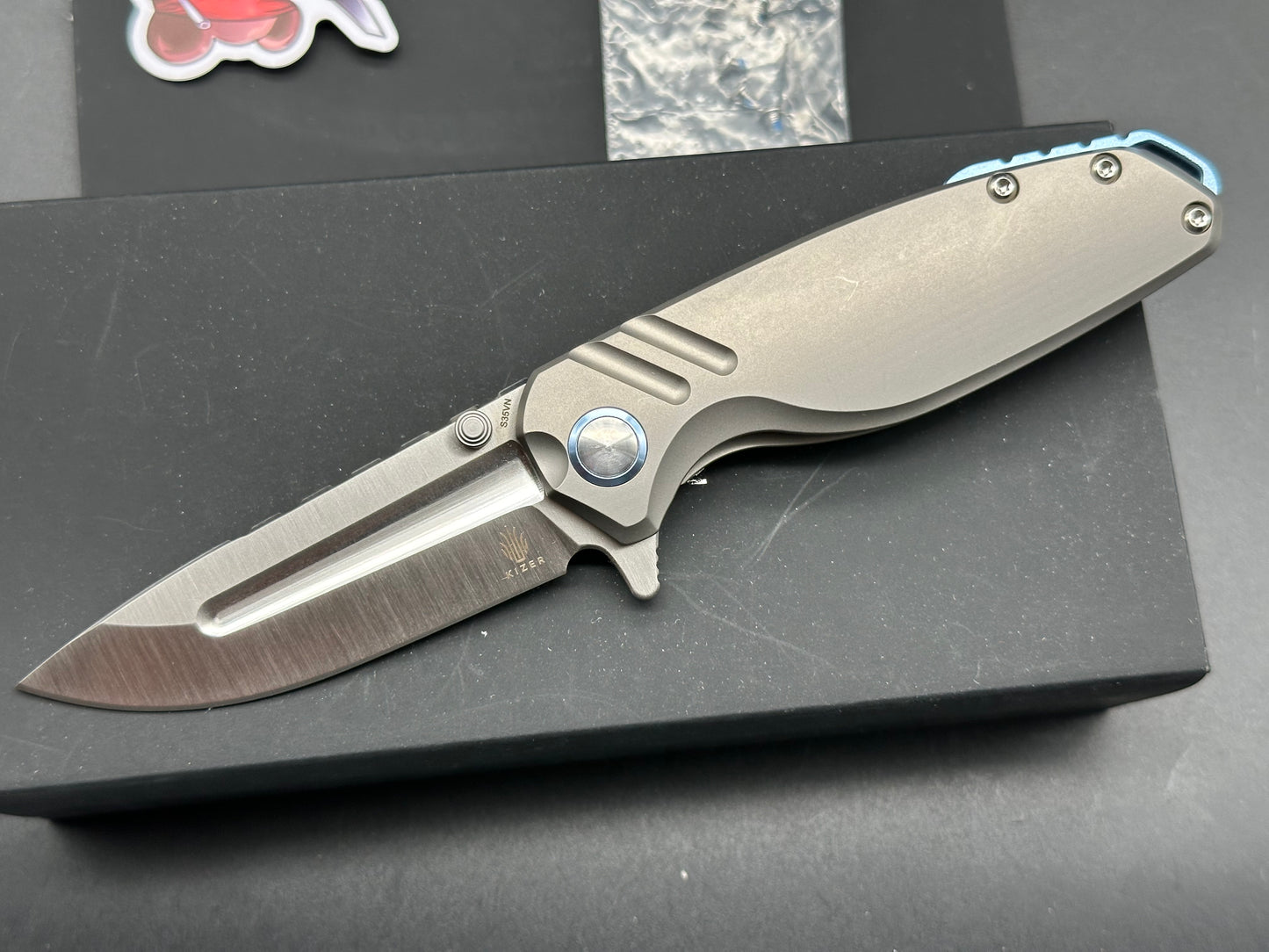 Kizer Ti'an Titanium Frame Lock Knife (2.9" Satin)