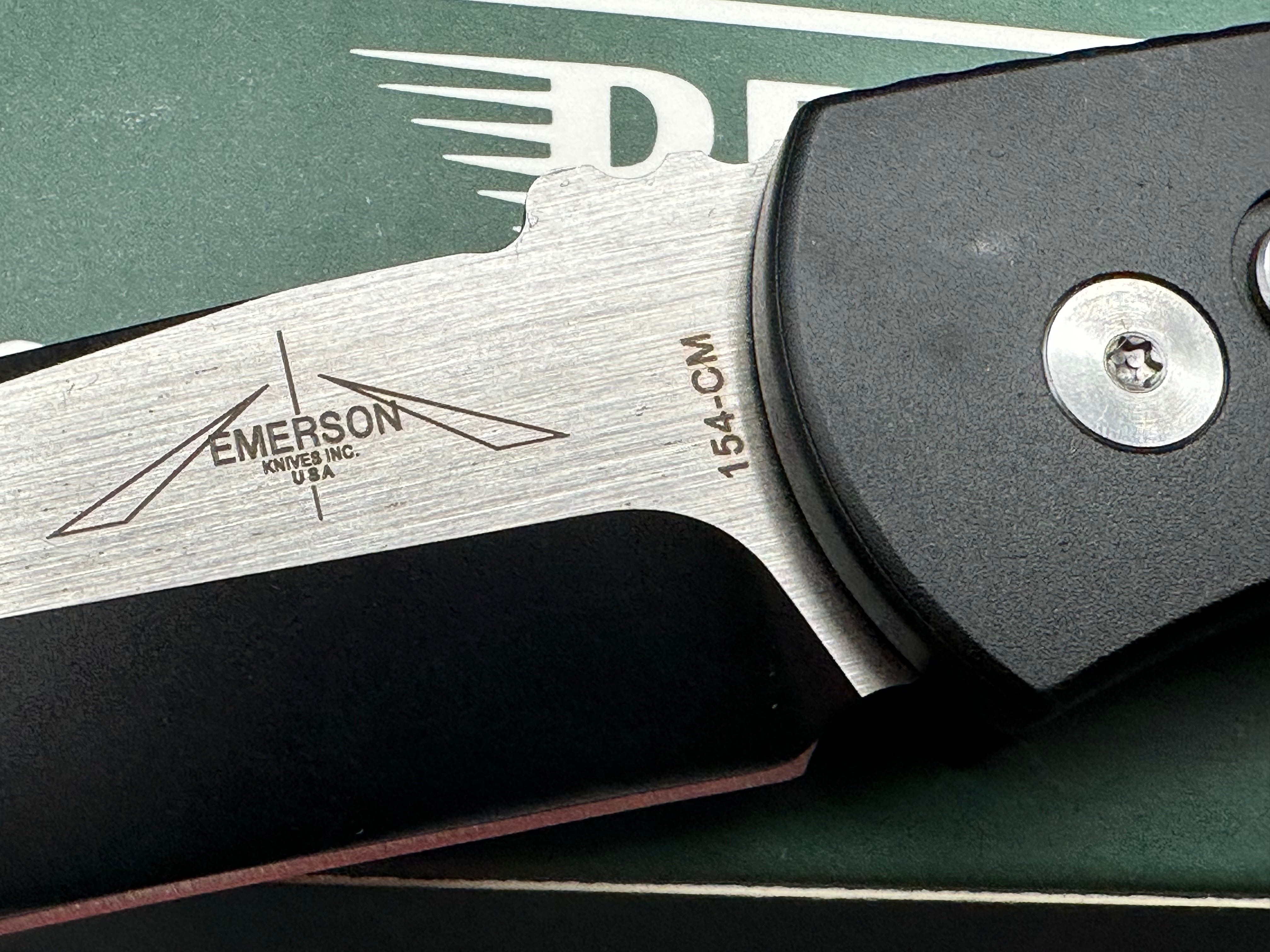 ProTech Emerson CQC-7 Punisher Tanto Automatic Knife (3.25" Black)