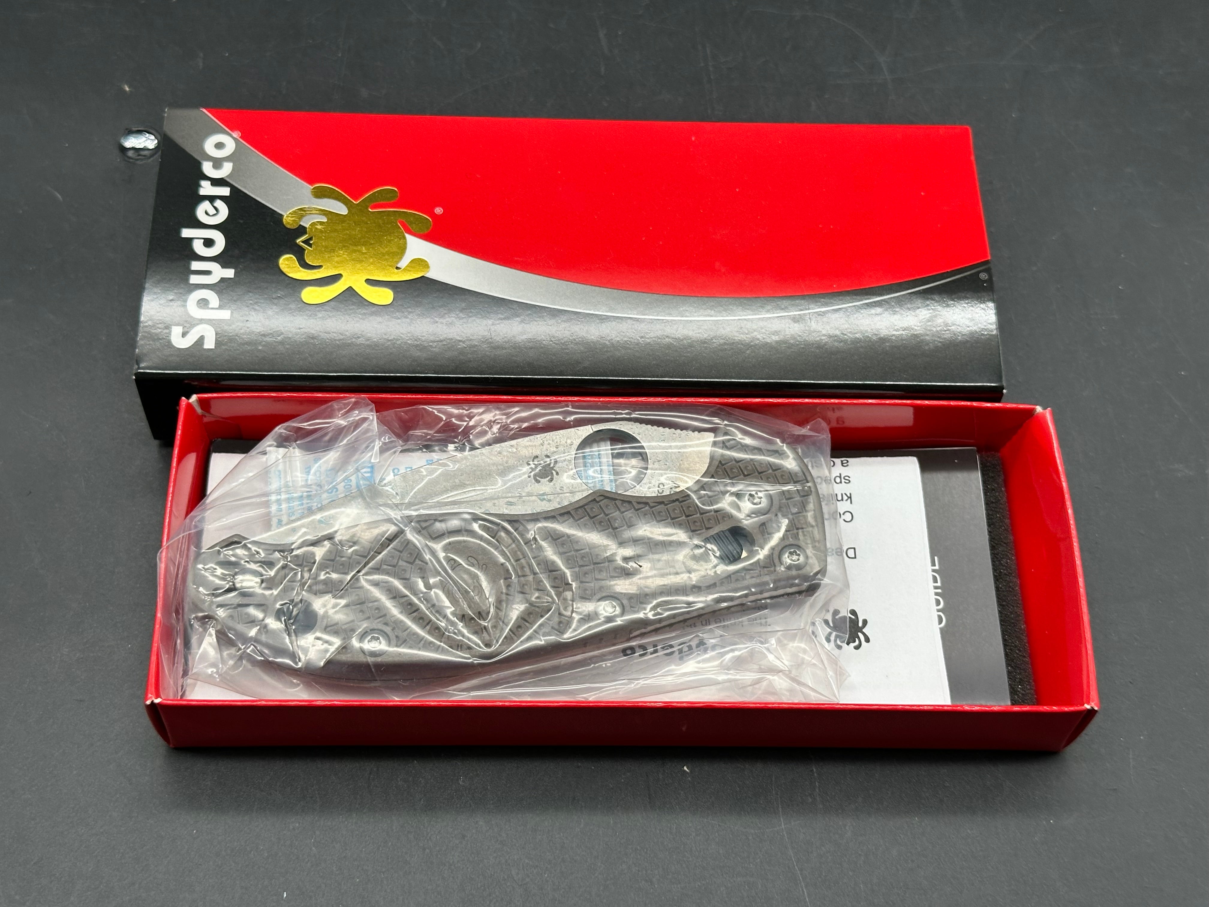 Spyderco Manix 2 Lightweight C101PBN15V2 - Brown FRN - CPM 15V Blade - Sprint Run