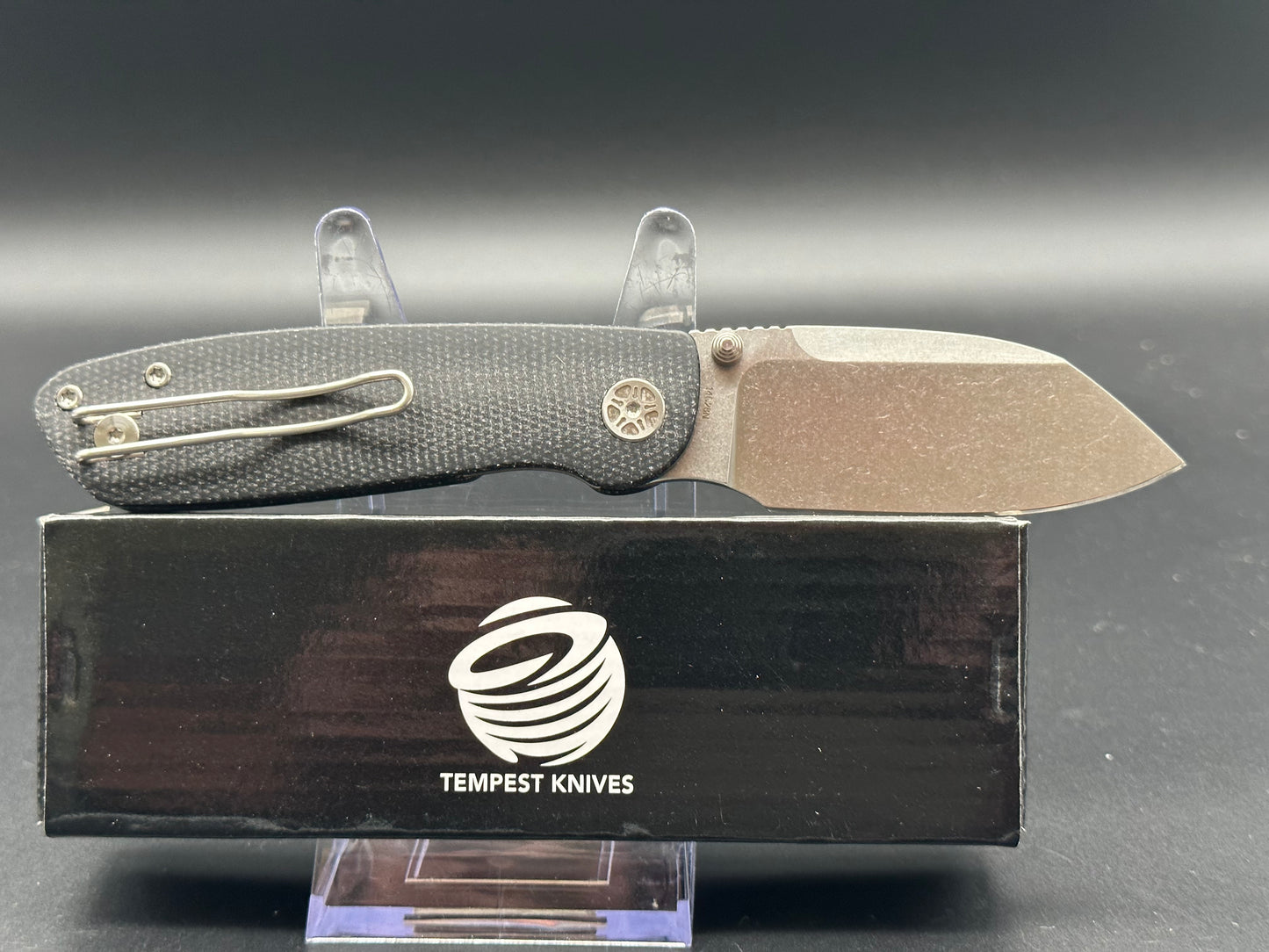 Tempest Microburst black micarta