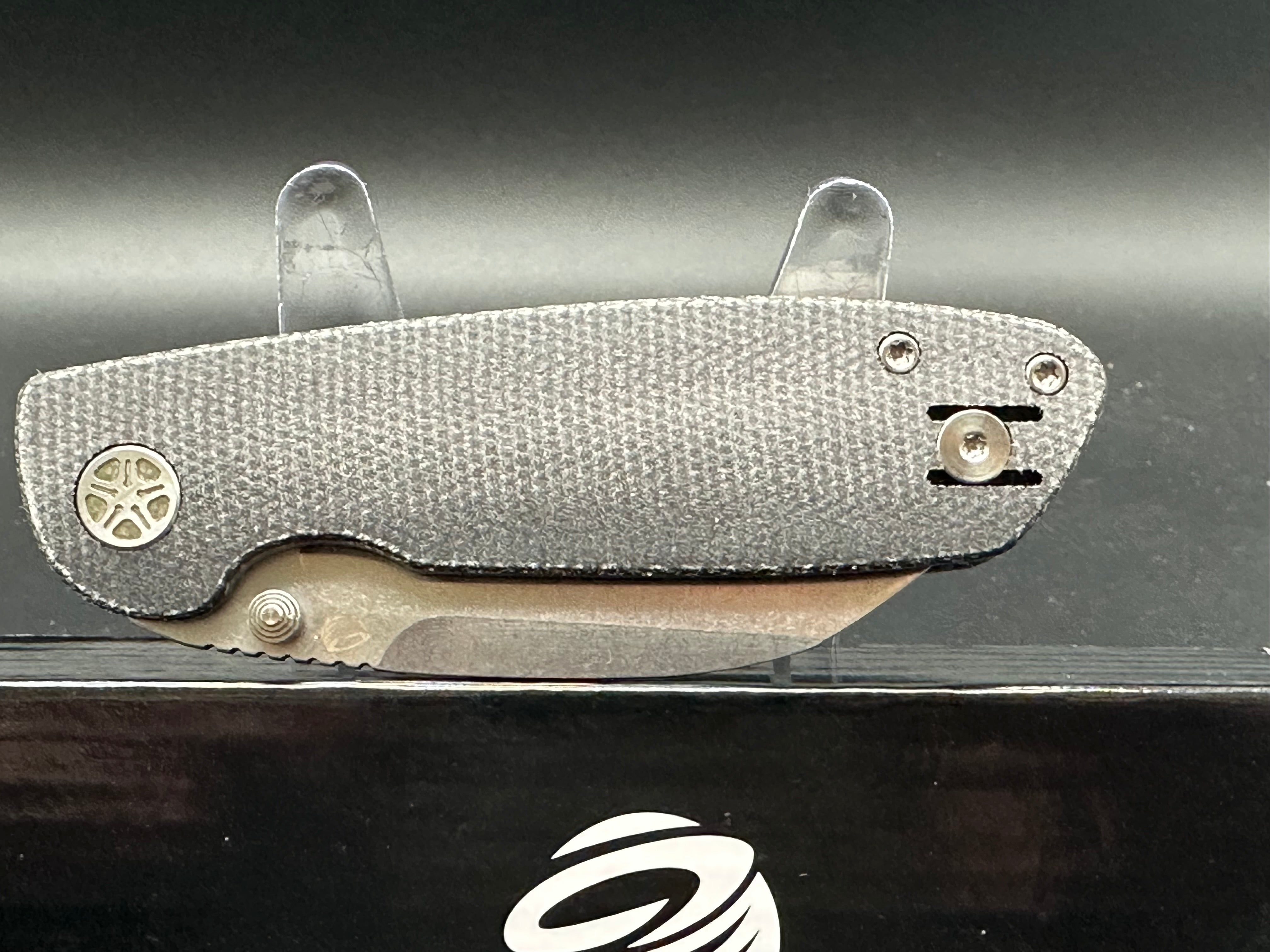 Tempest Microburst black micarta