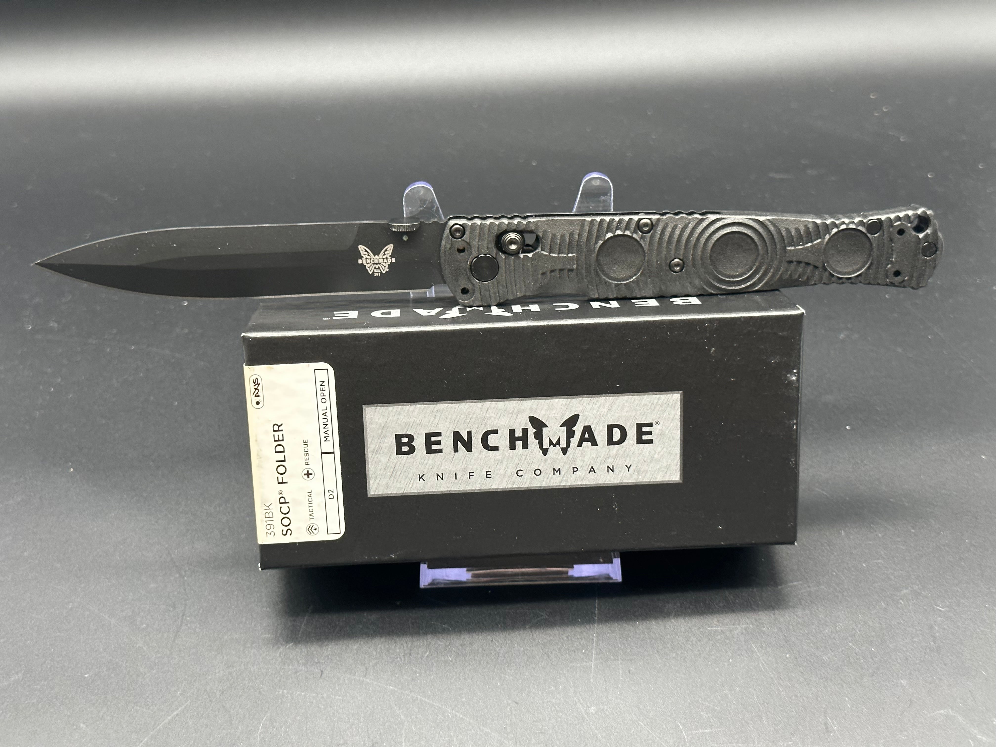 Benchmade SOCP 391BK polymer handle wD2 blade