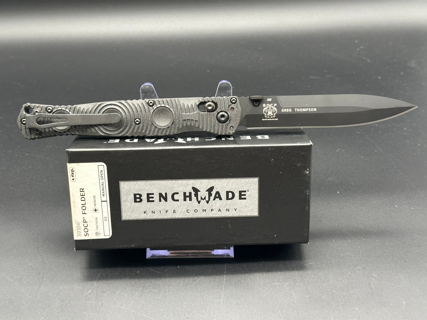 Benchmade SOCP 391BK polymer handle wD2 blade