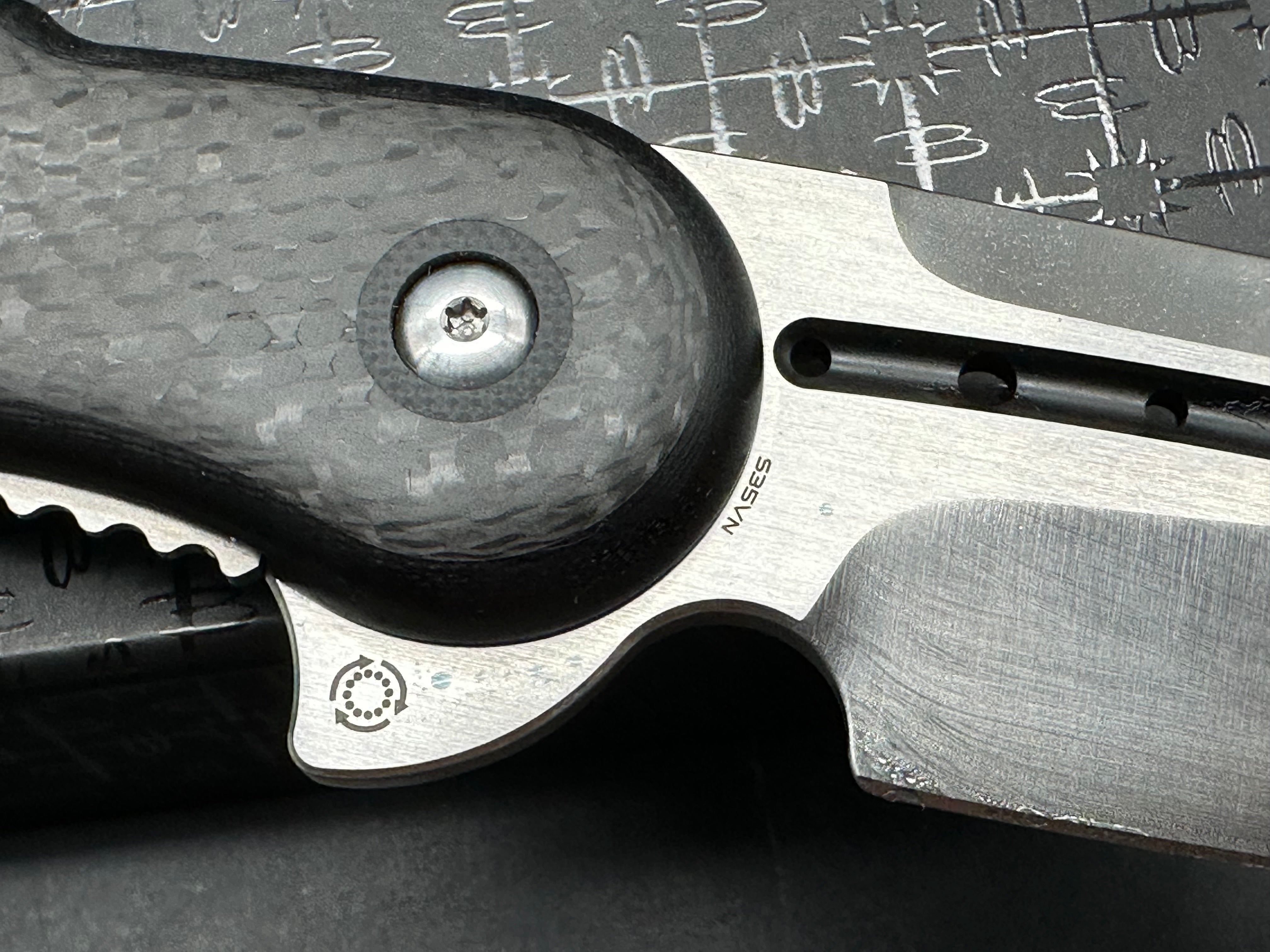 Todd Begg Steelcraft Series Glimpse 7.0 Flipper 3.75" S35VN Satin Blade with Fuller