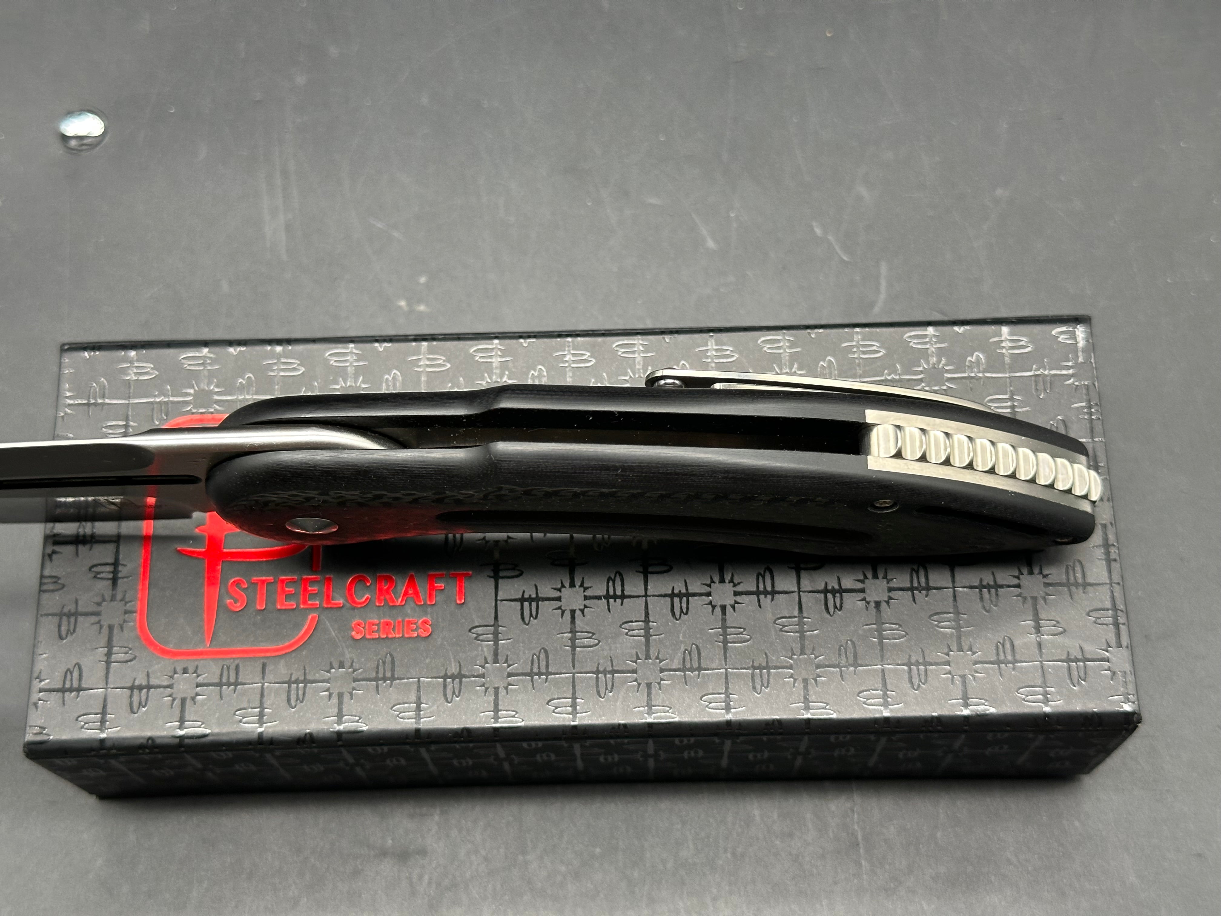 Todd Begg Steelcraft Series Glimpse 7.0 Flipper 3.75" S35VN Satin Blade with Fuller