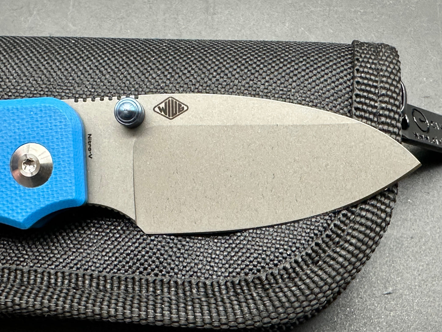 CIVIVI BABY BANTER FOLDING KNIFE BLUE G10 HANDLE NITRO-V PLAIN BLADE