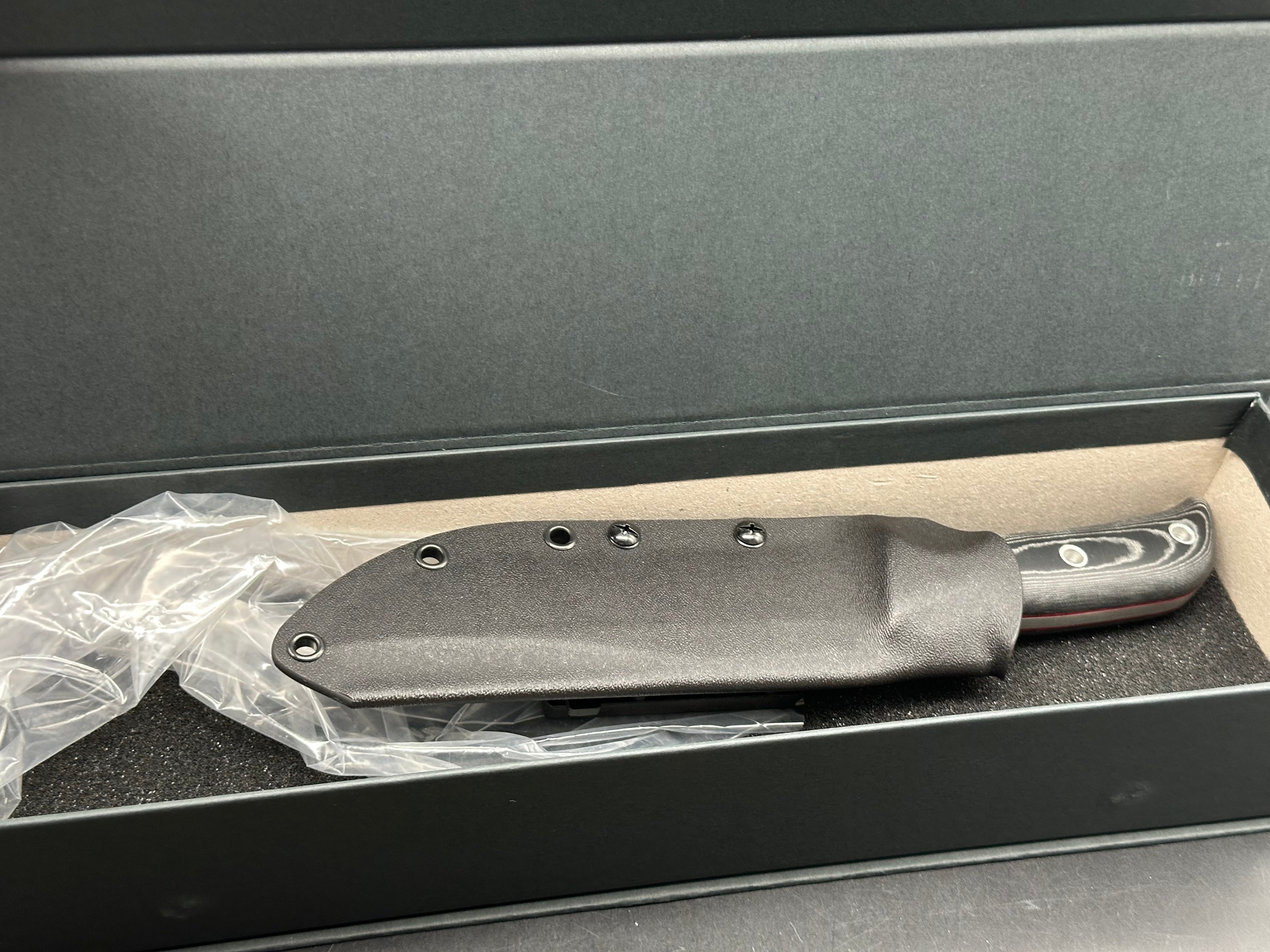 Jürgen Schanz Bulldog fixed blade knife N690 blade
