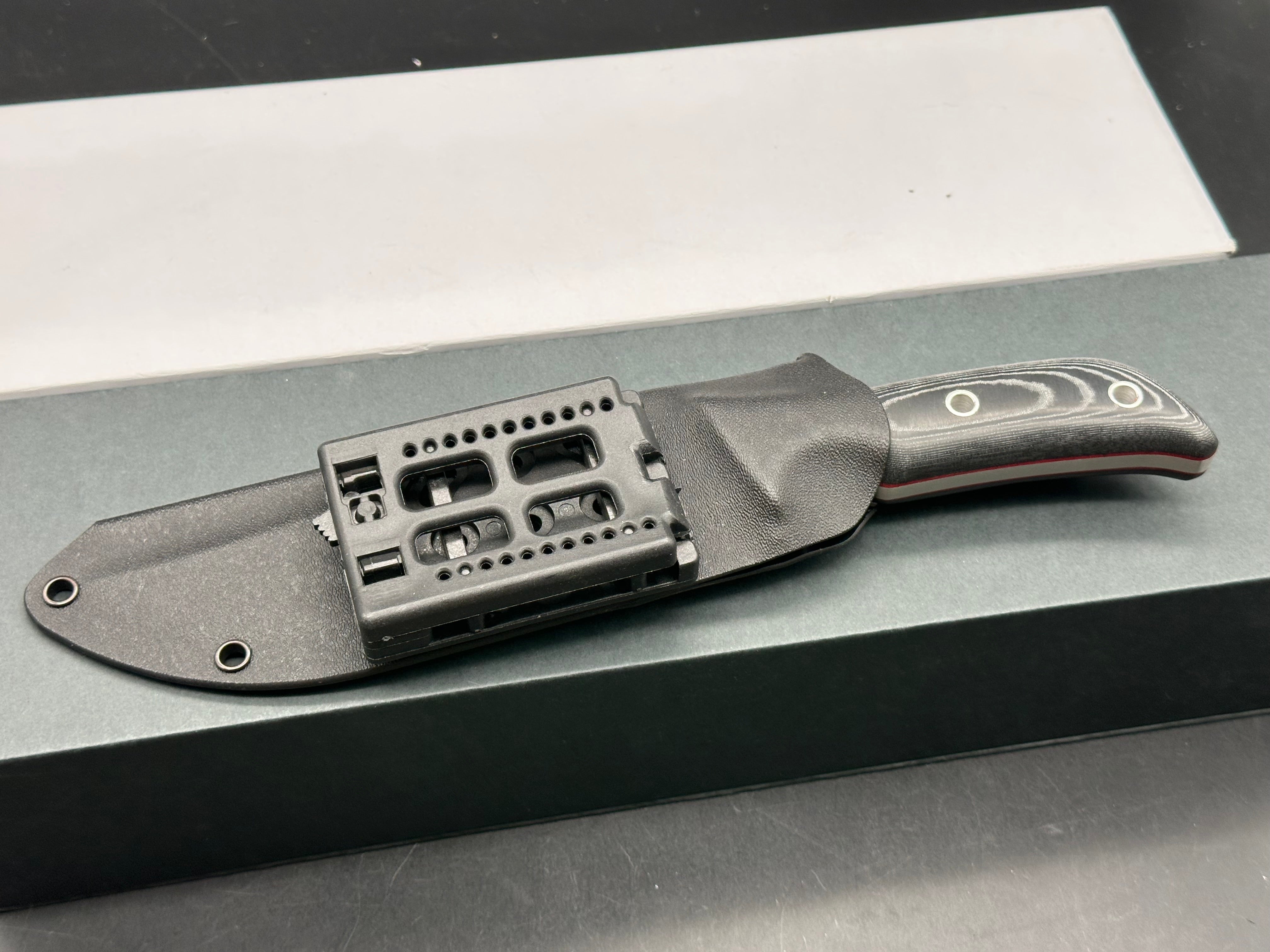 Jürgen Schanz Bulldog fixed blade knife N690 blade