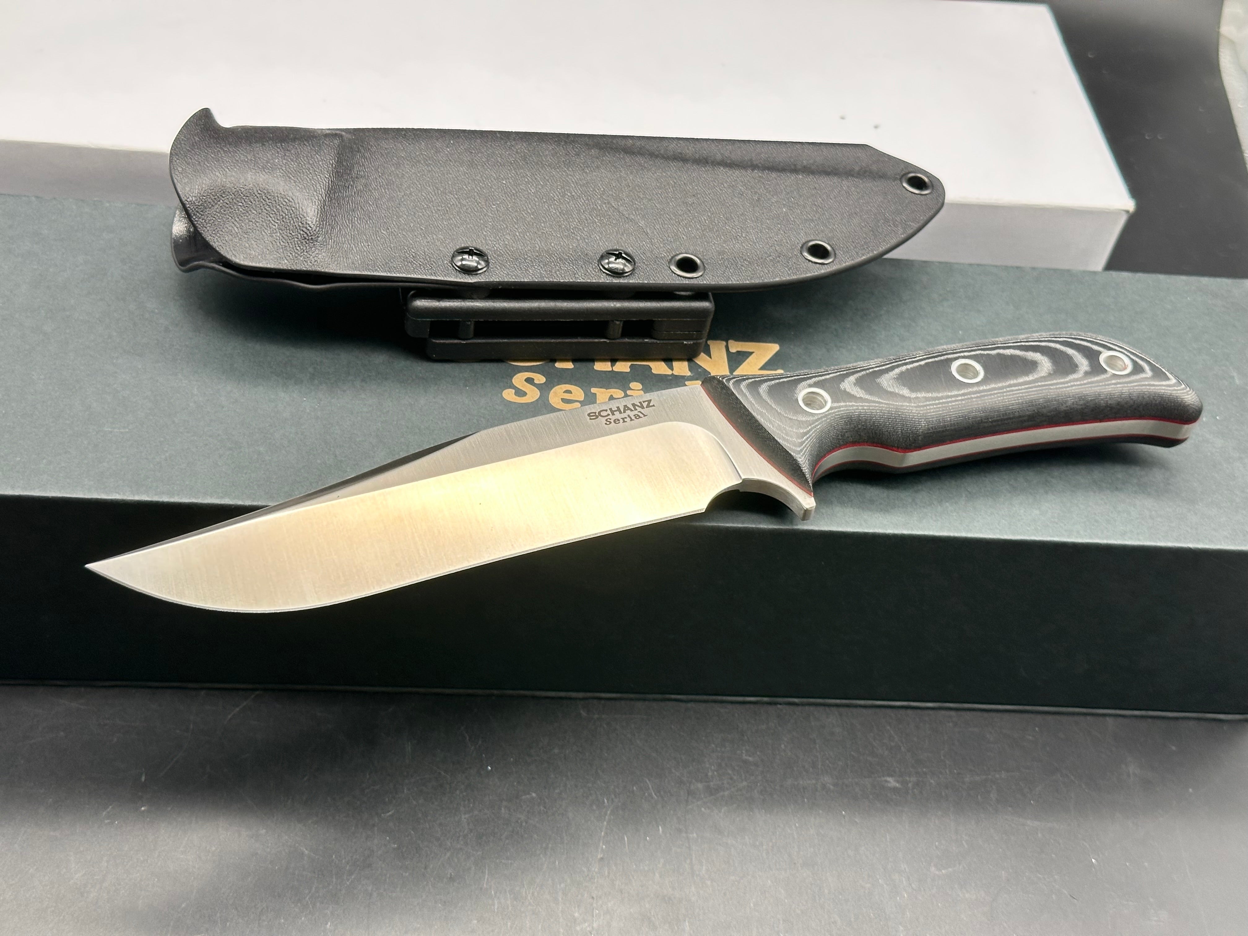 Jürgen Schanz Bulldog fixed blade knife N690 blade