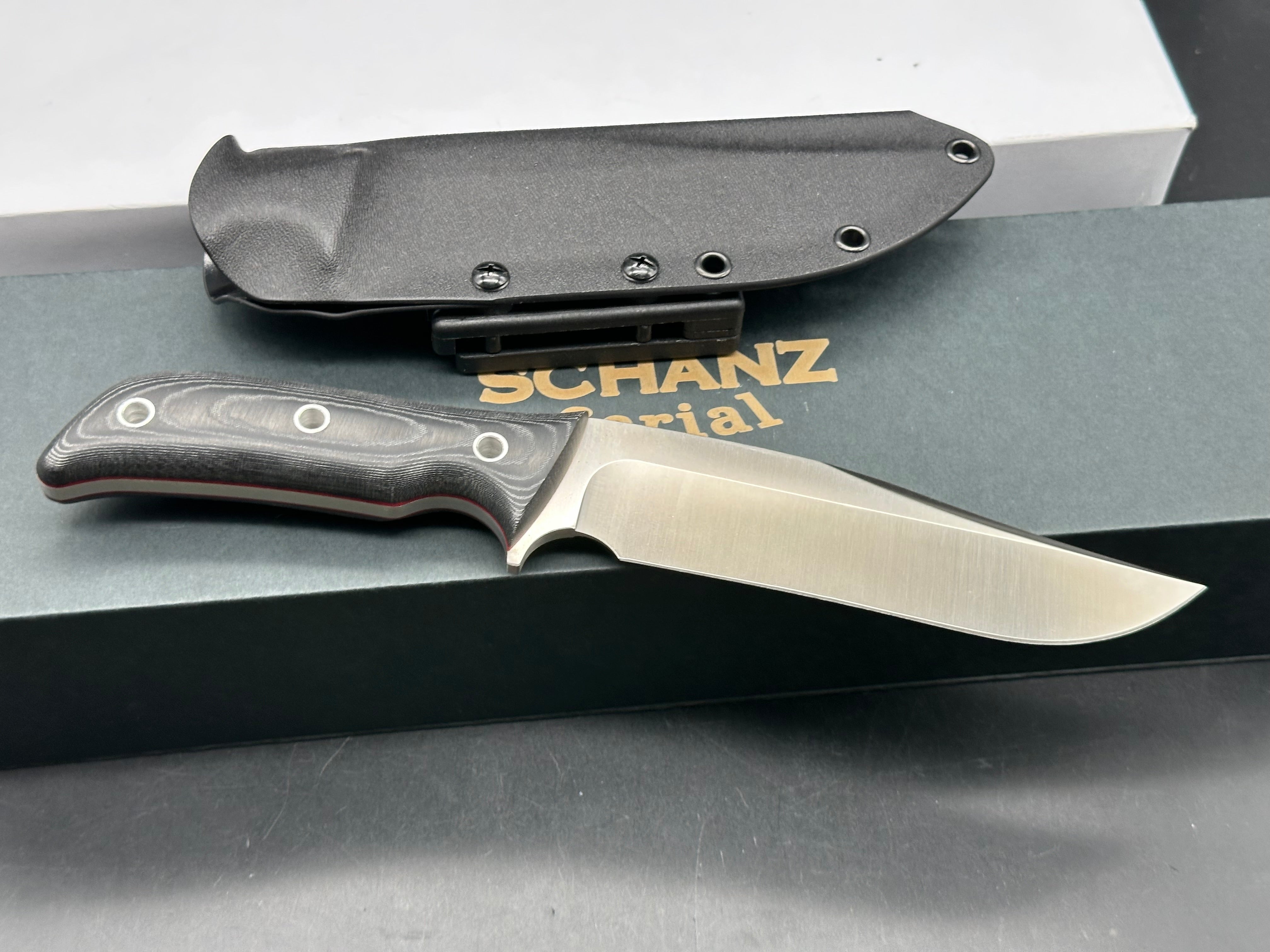 Jürgen Schanz Bulldog fixed blade knife N690 blade
