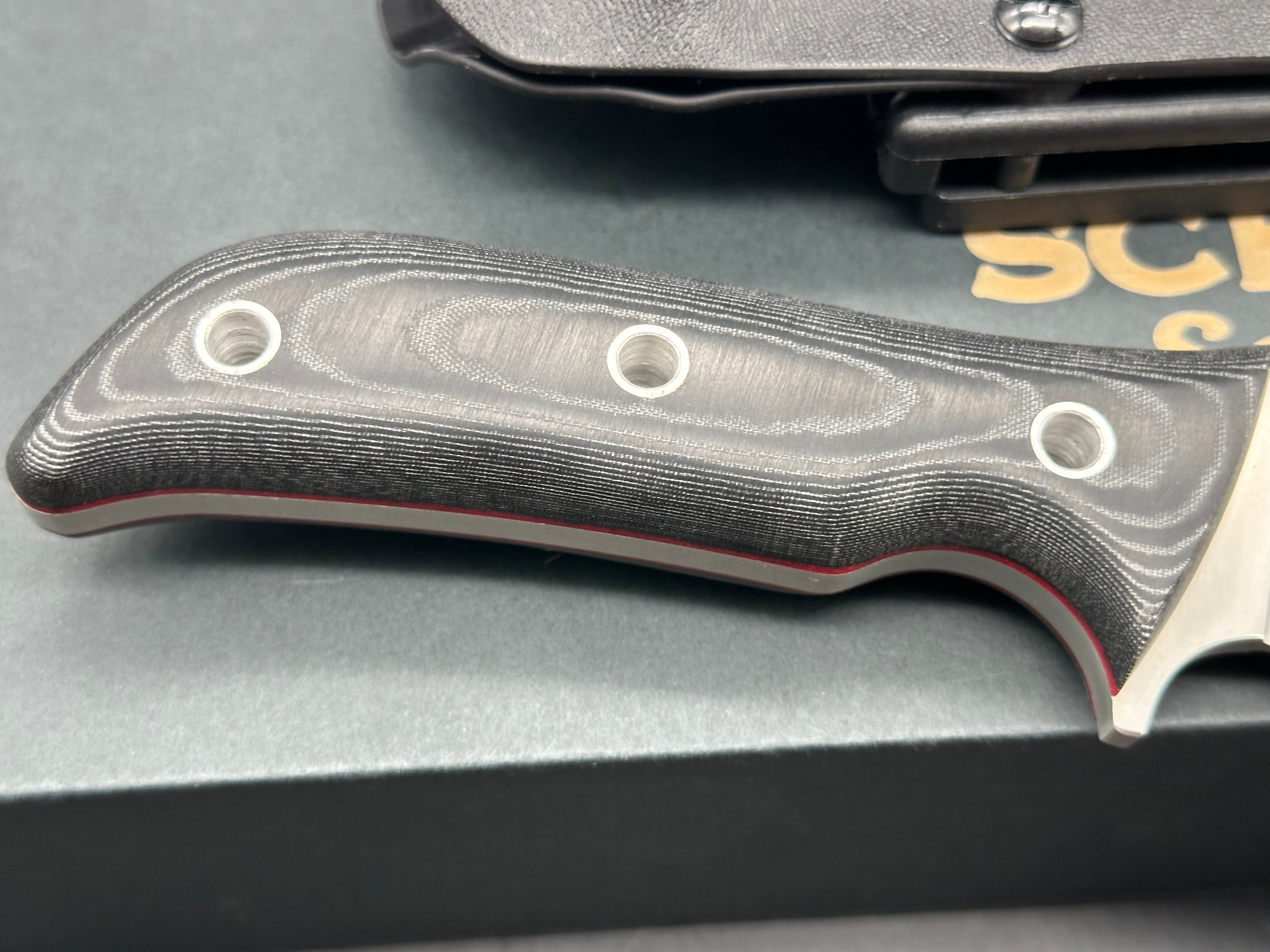 Jürgen Schanz Bulldog fixed blade knife N690 blade