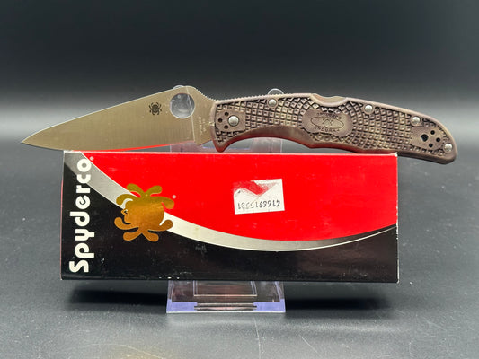 Spyderco Endura 4 Knife Zome Green FRN C10ZFPGR