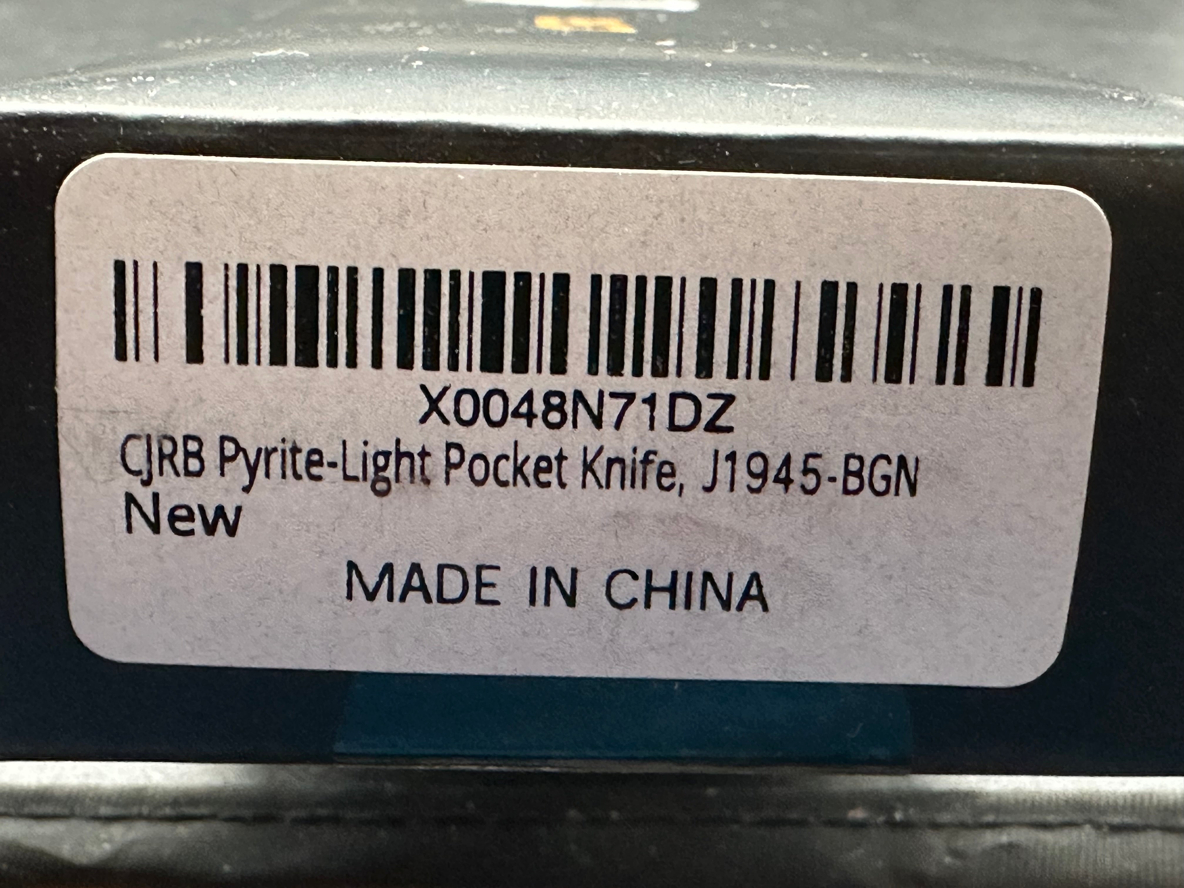CJRB Pyrite Light