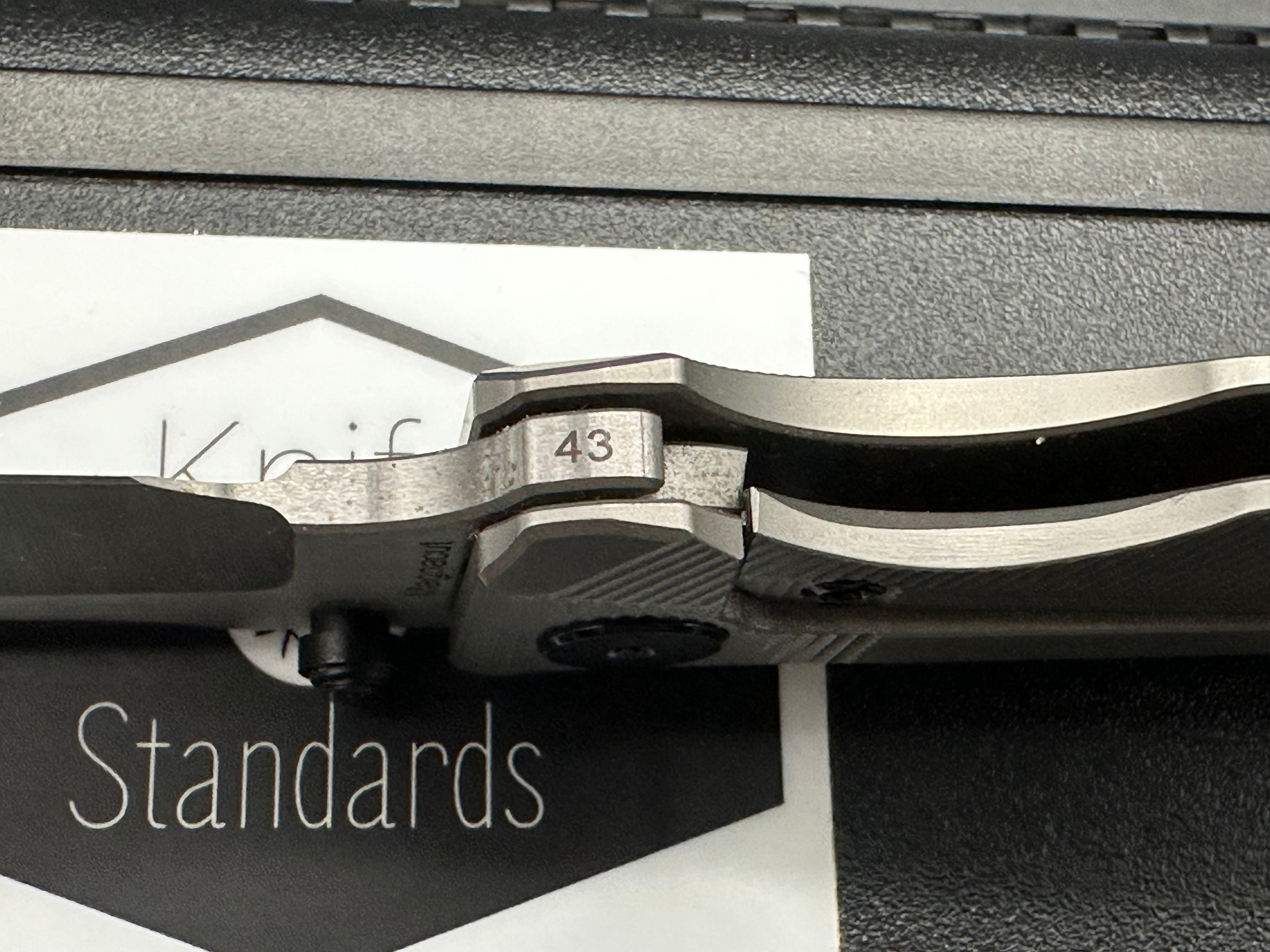 Knife Standards RR Standard stonewashed magnacut