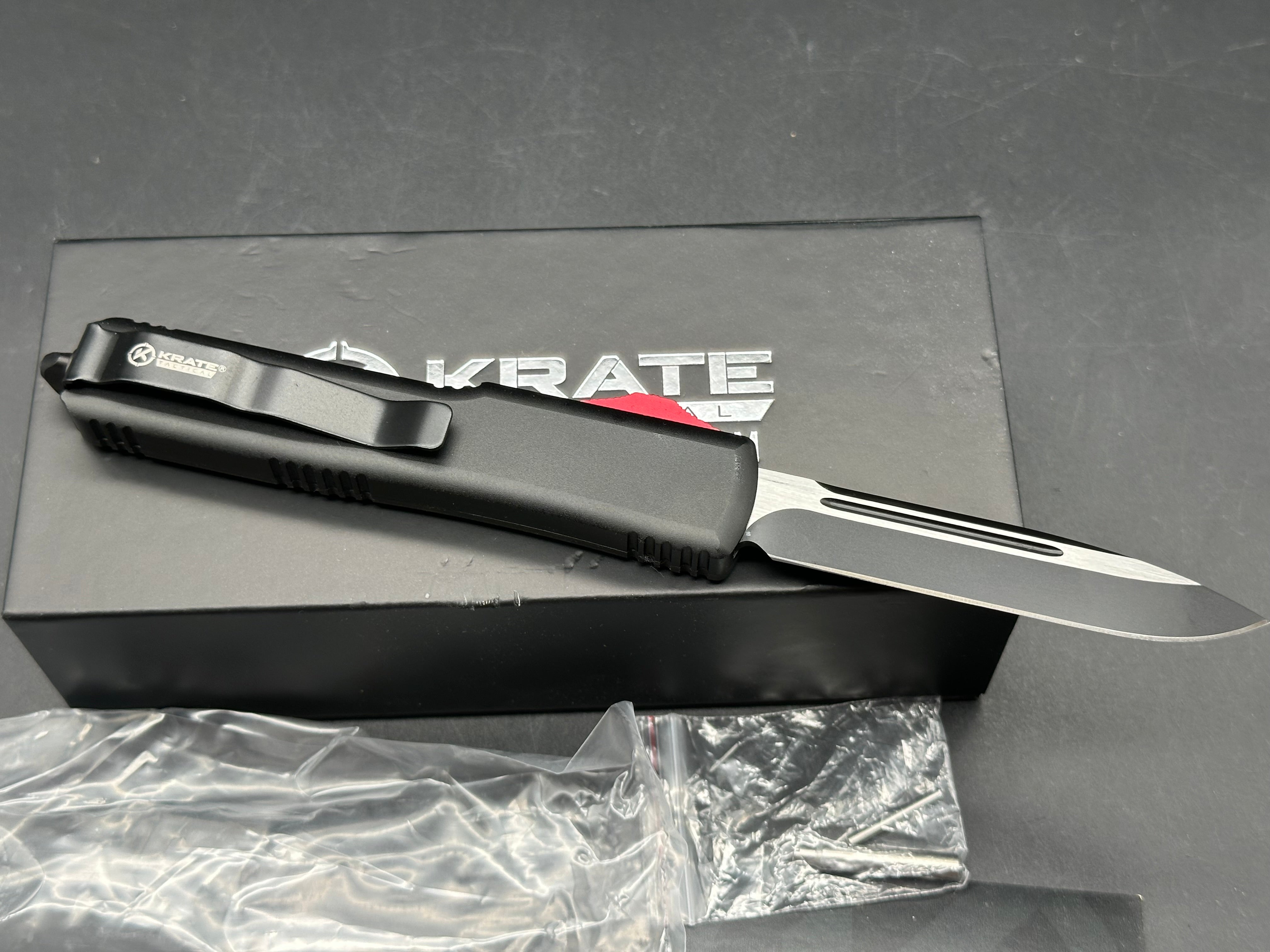 Krate Tactical Carbon Fiber OTF Knife