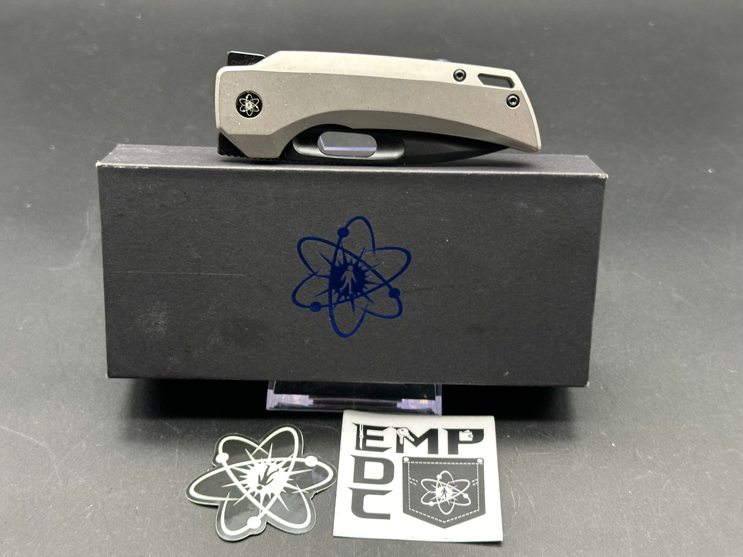 EMP EDC Nymble T 3.1" M390 Blade, with Stonewashed Titanium Handle