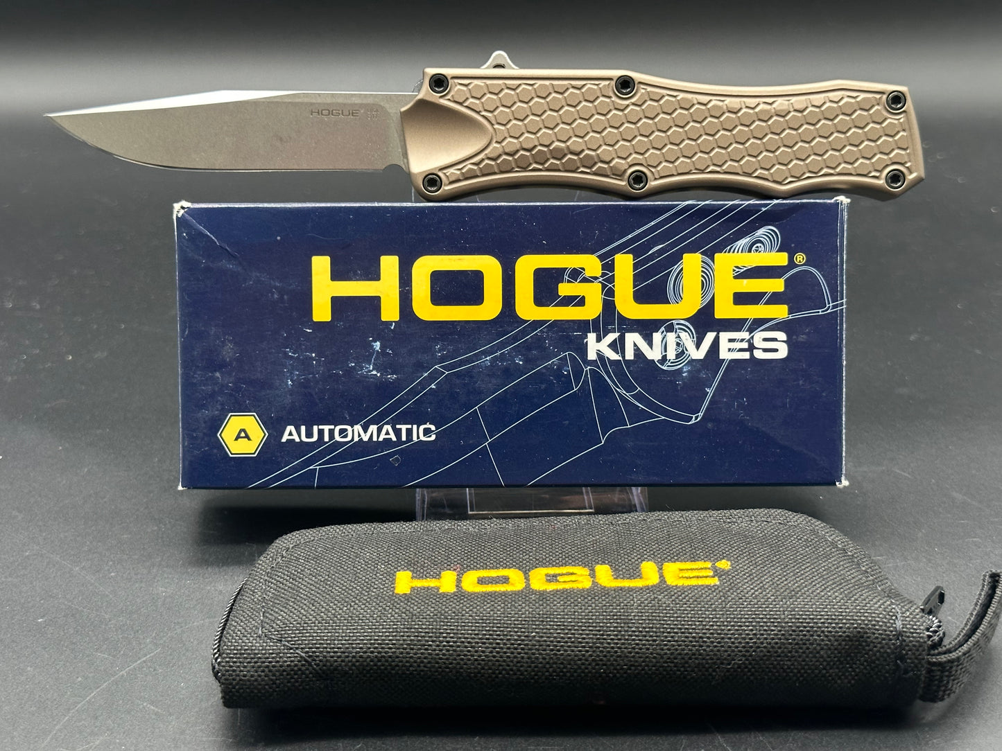 Hogue Knives Exploit OTF Automatic Knife Flat Dark Earth