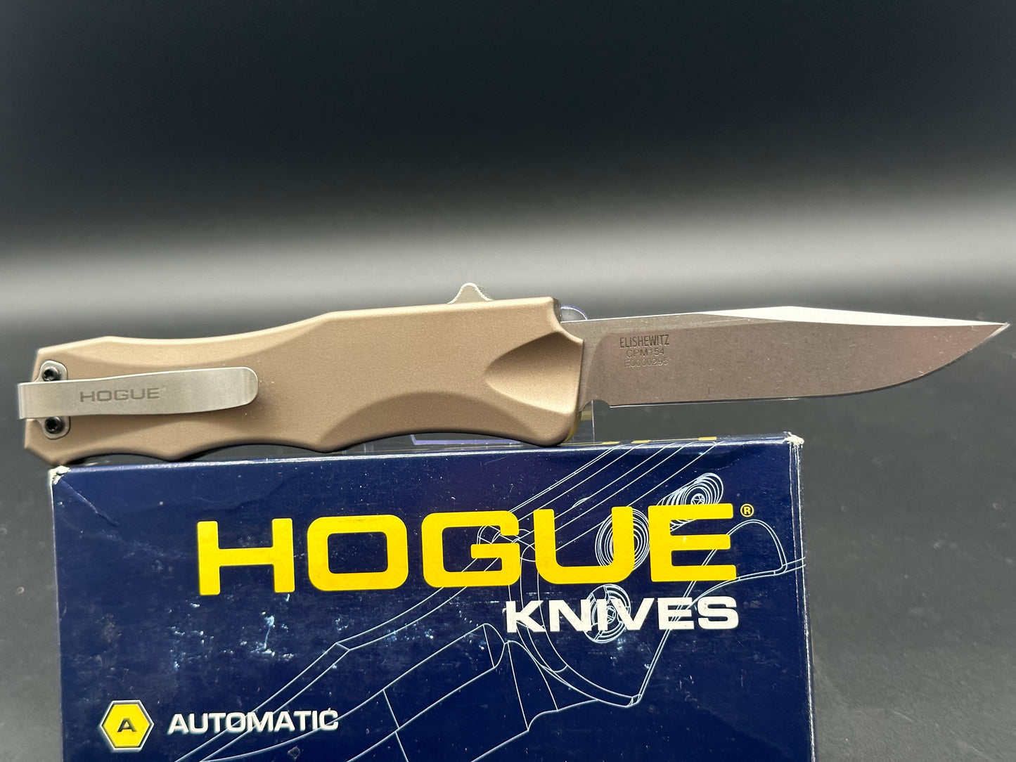 Hogue Knives Exploit OTF Automatic Knife Flat Dark Earth