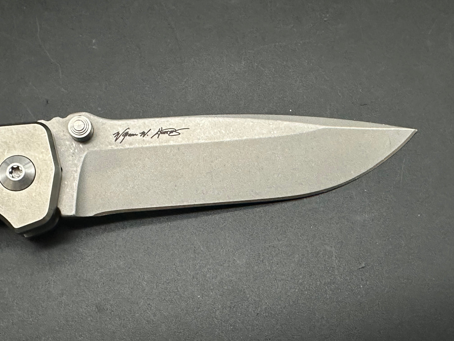 SPARTAN HARSEY FOLDER 4” blade titanium handle w/S45VN blade