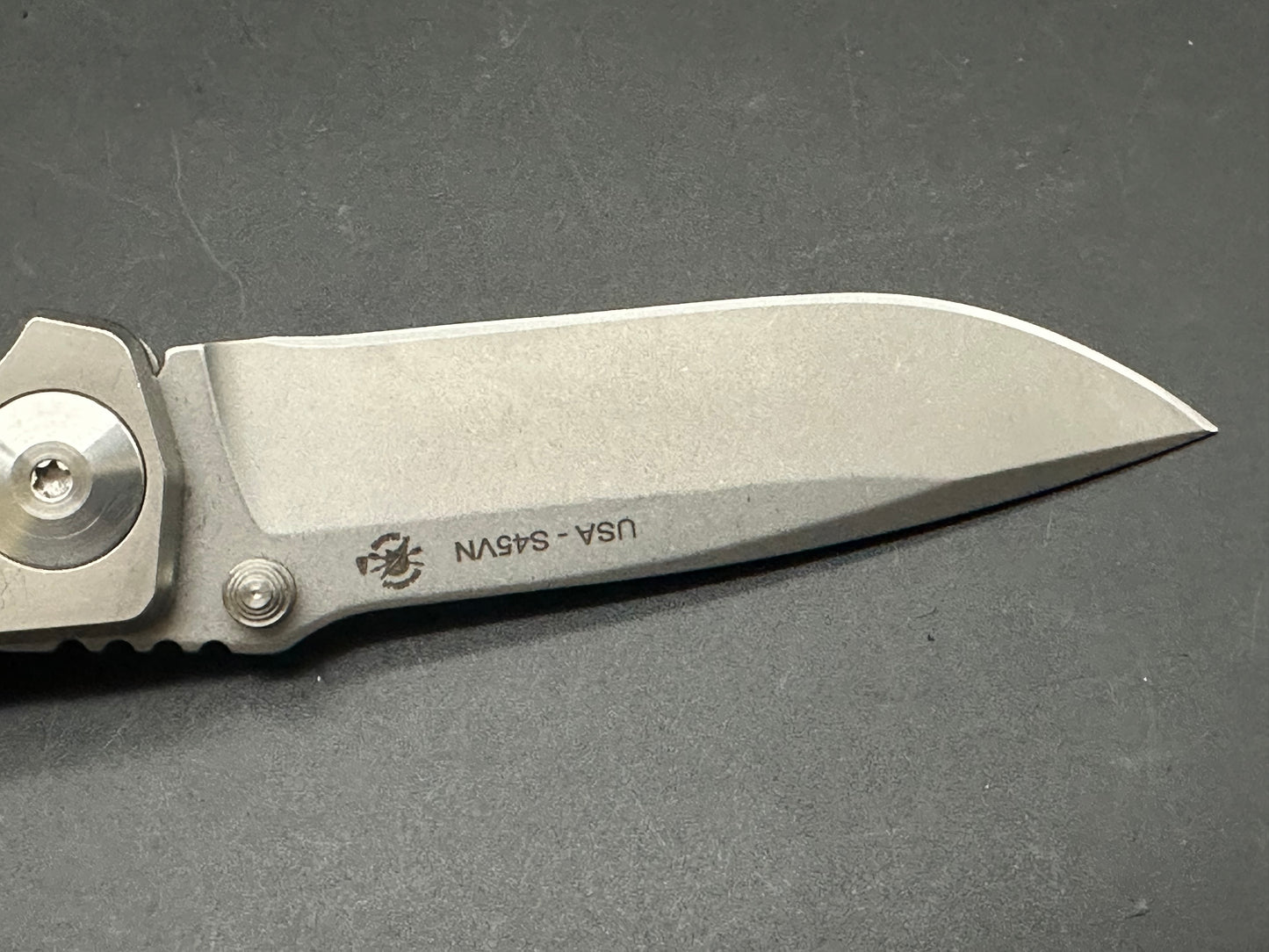 SPARTAN HARSEY FOLDER 4” blade titanium handle w/S45VN blade