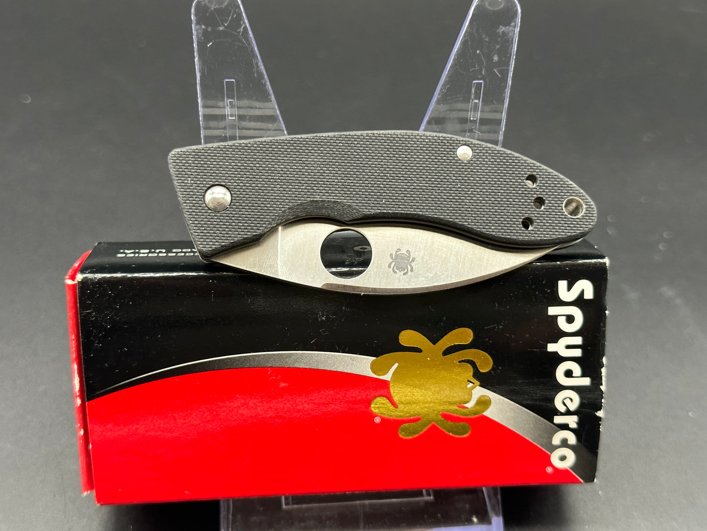 Spyderco Lil' Lum Chinese Folder Black G-10 C205GP