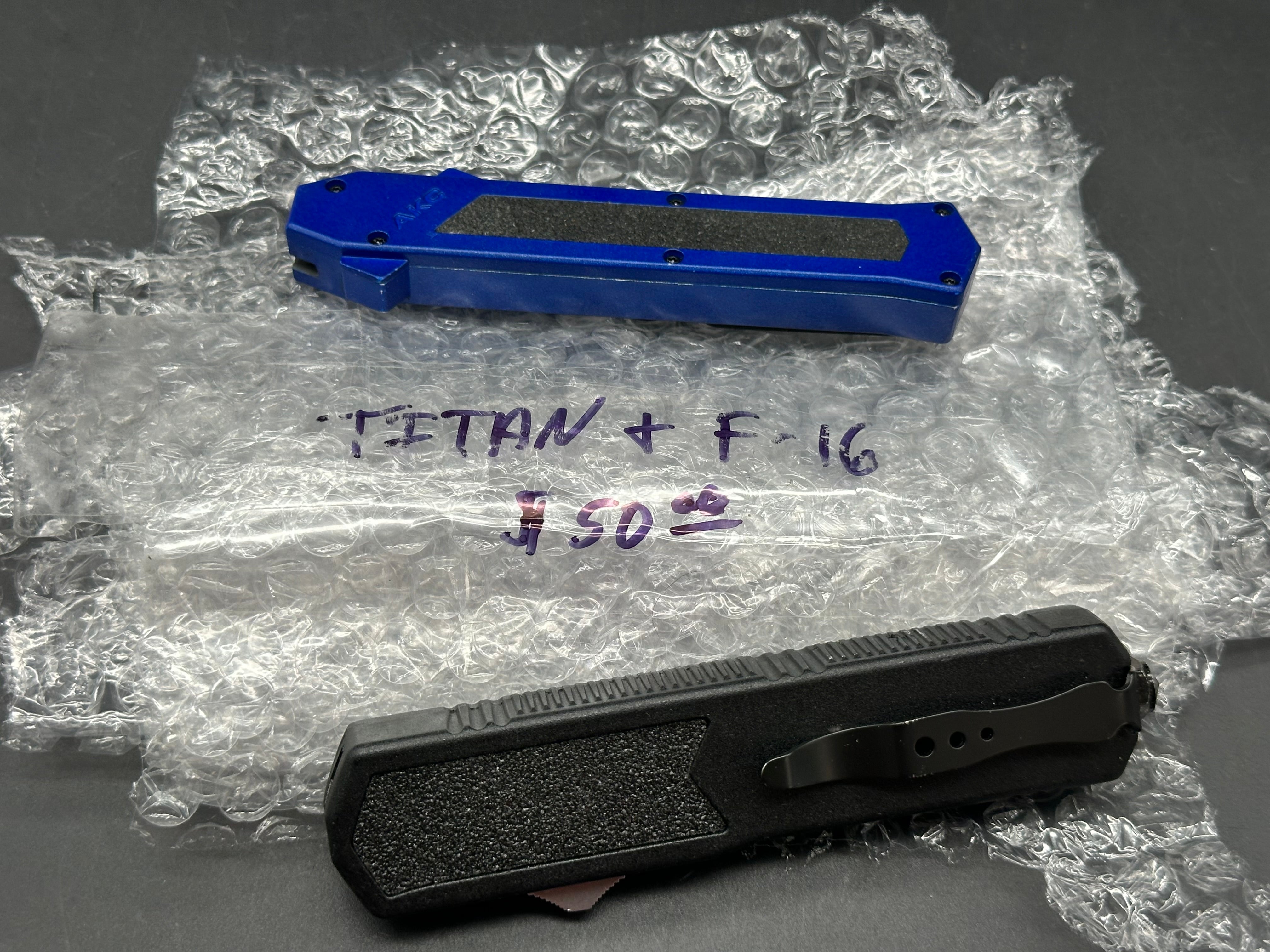 TITAN TANTO OTF AND AKC F-16 DAGGER OTF