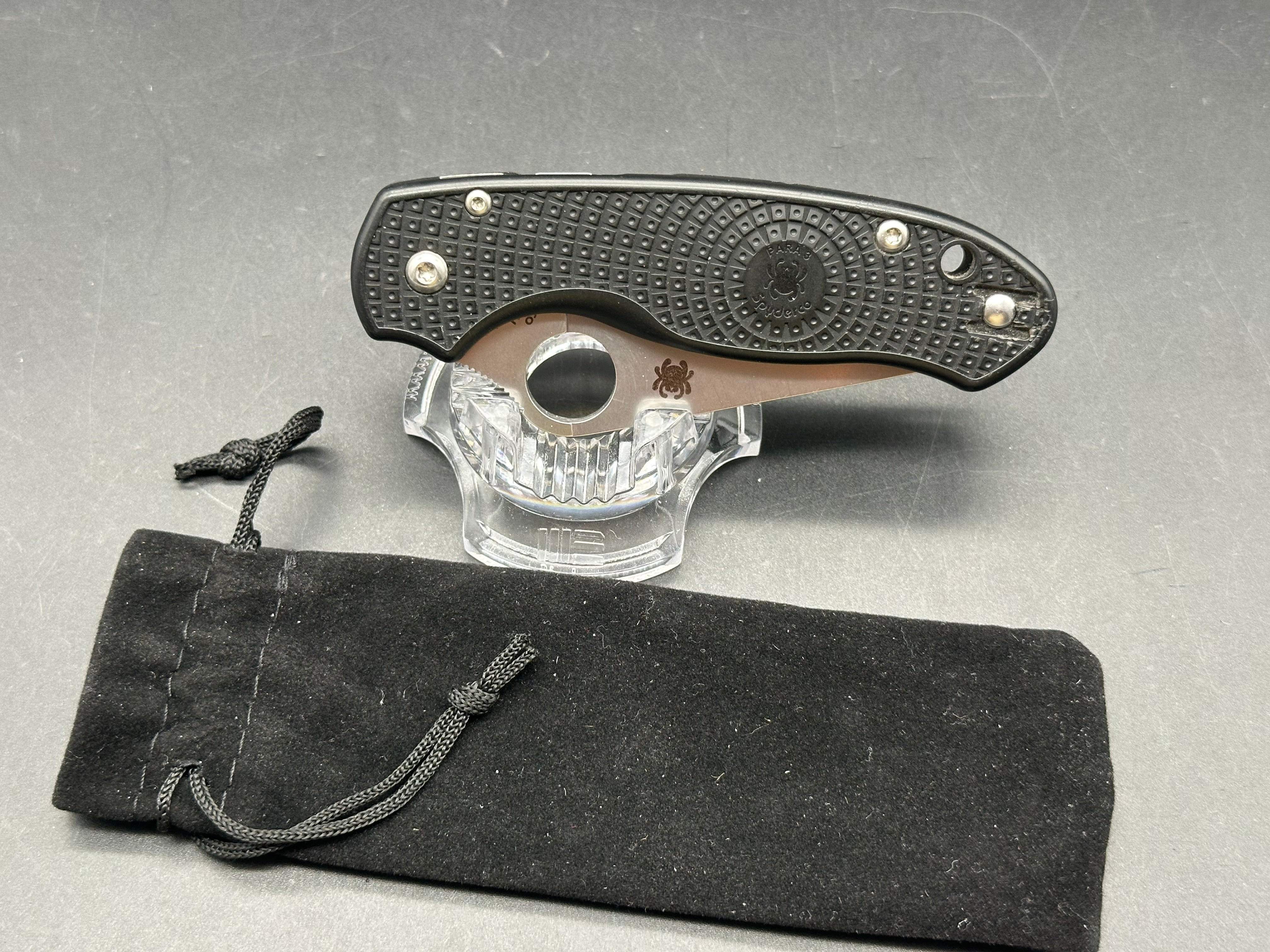 Spyderco Para 3 Lightweight Folding Knife 2.92" CTS-BD1N