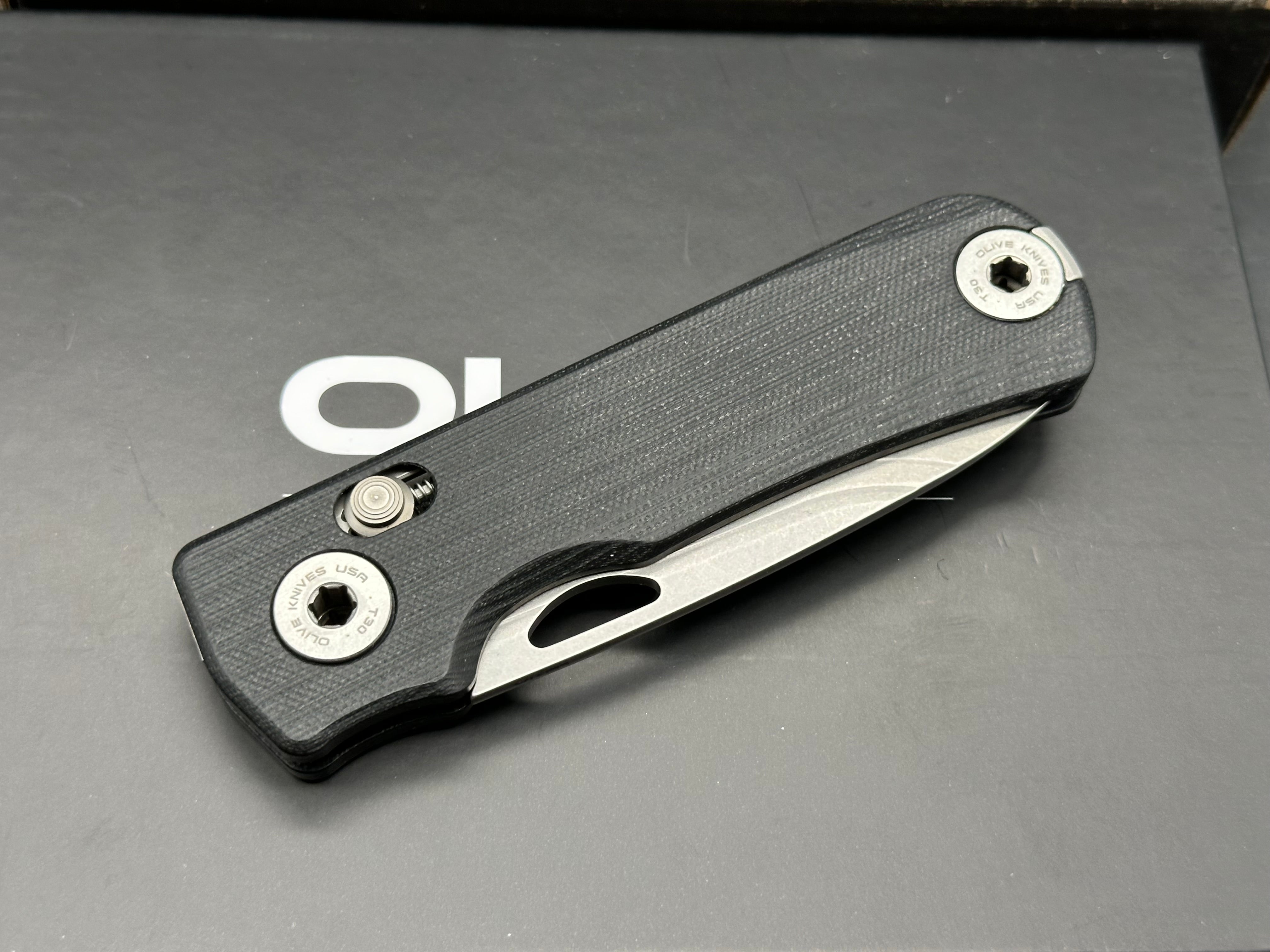 Olive Knives LENTA Elmax blade