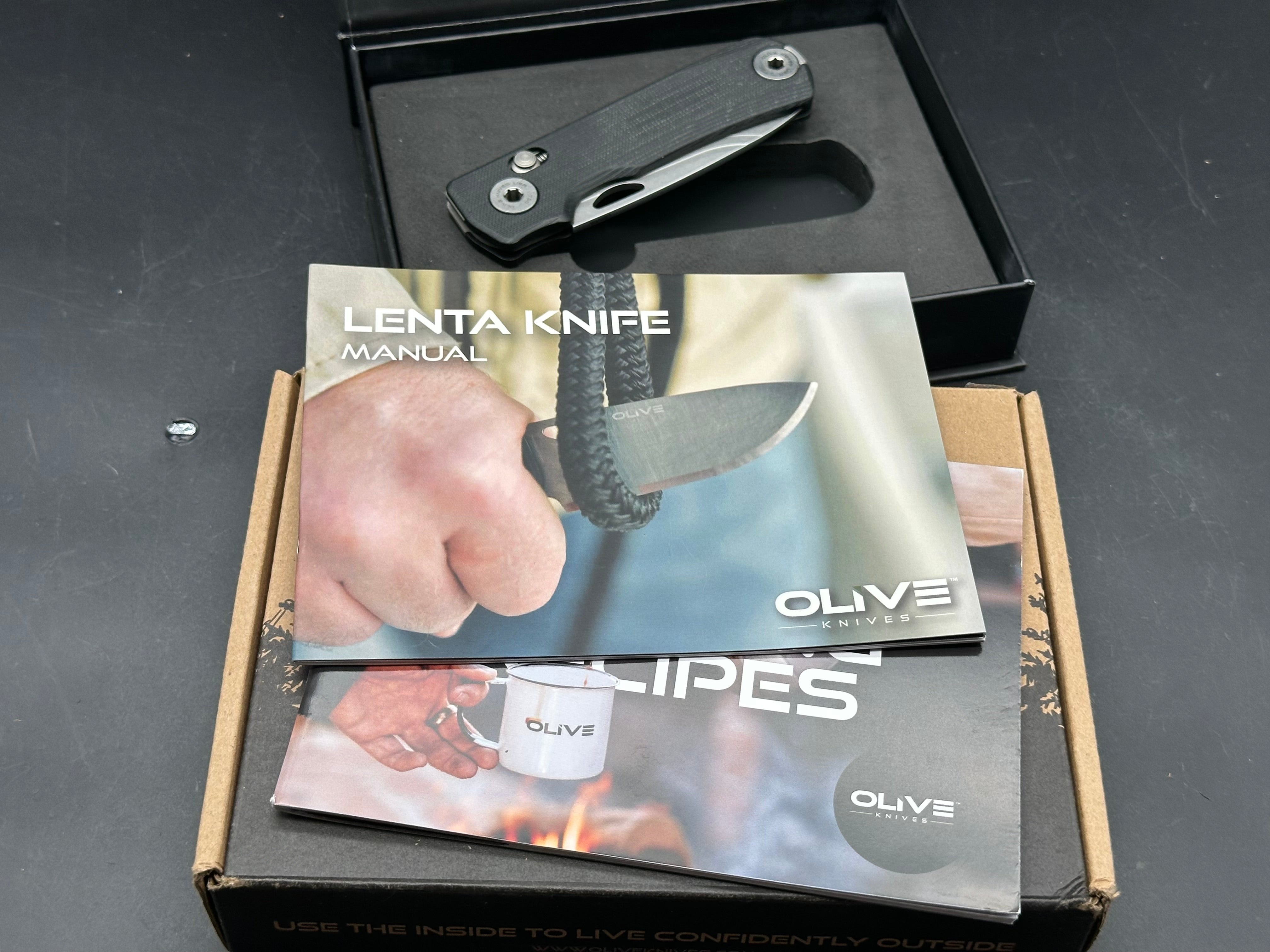 Olive Knives LENTA Elmax blade