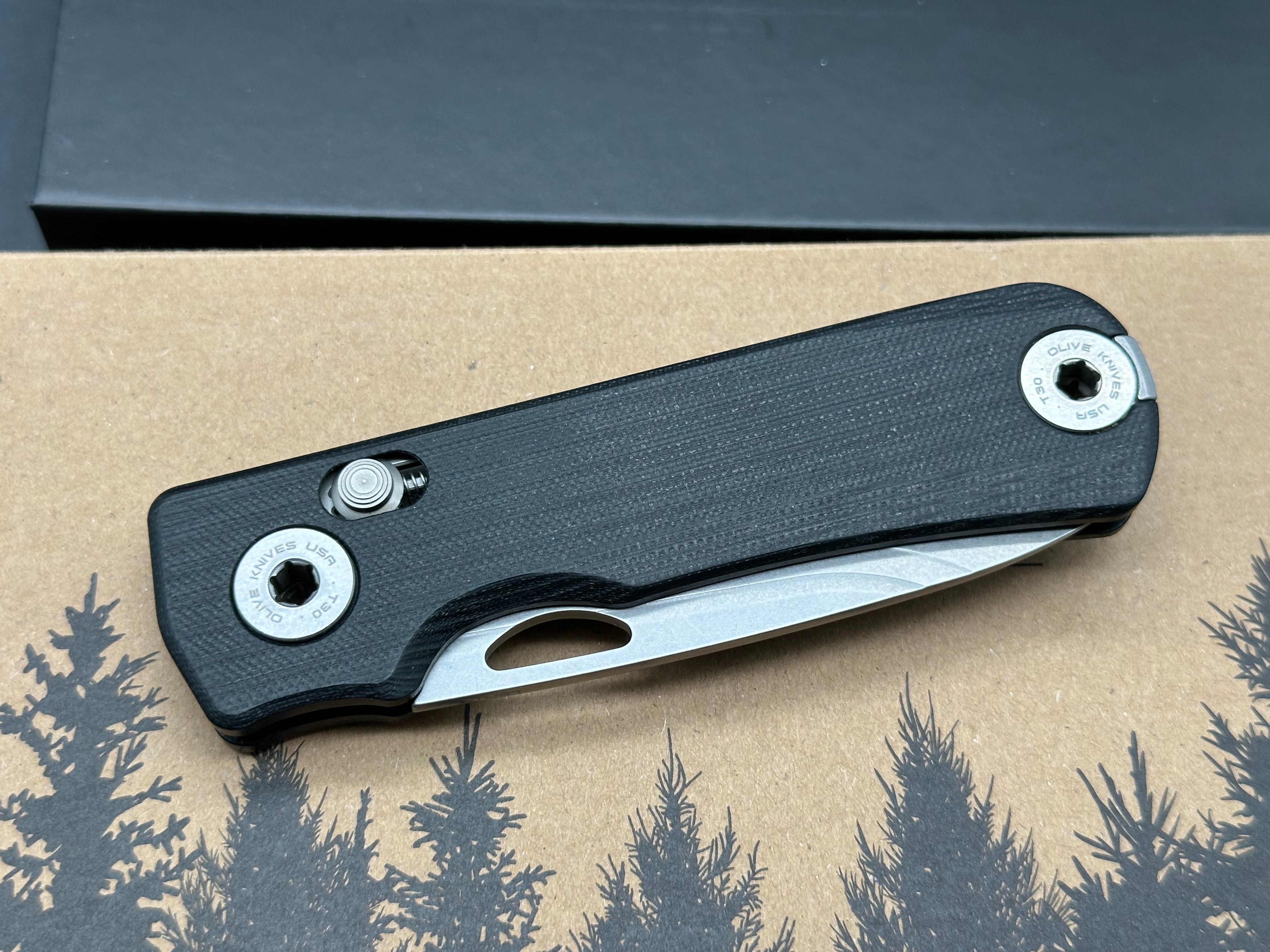 Olive Knives LENTA Elmax blade