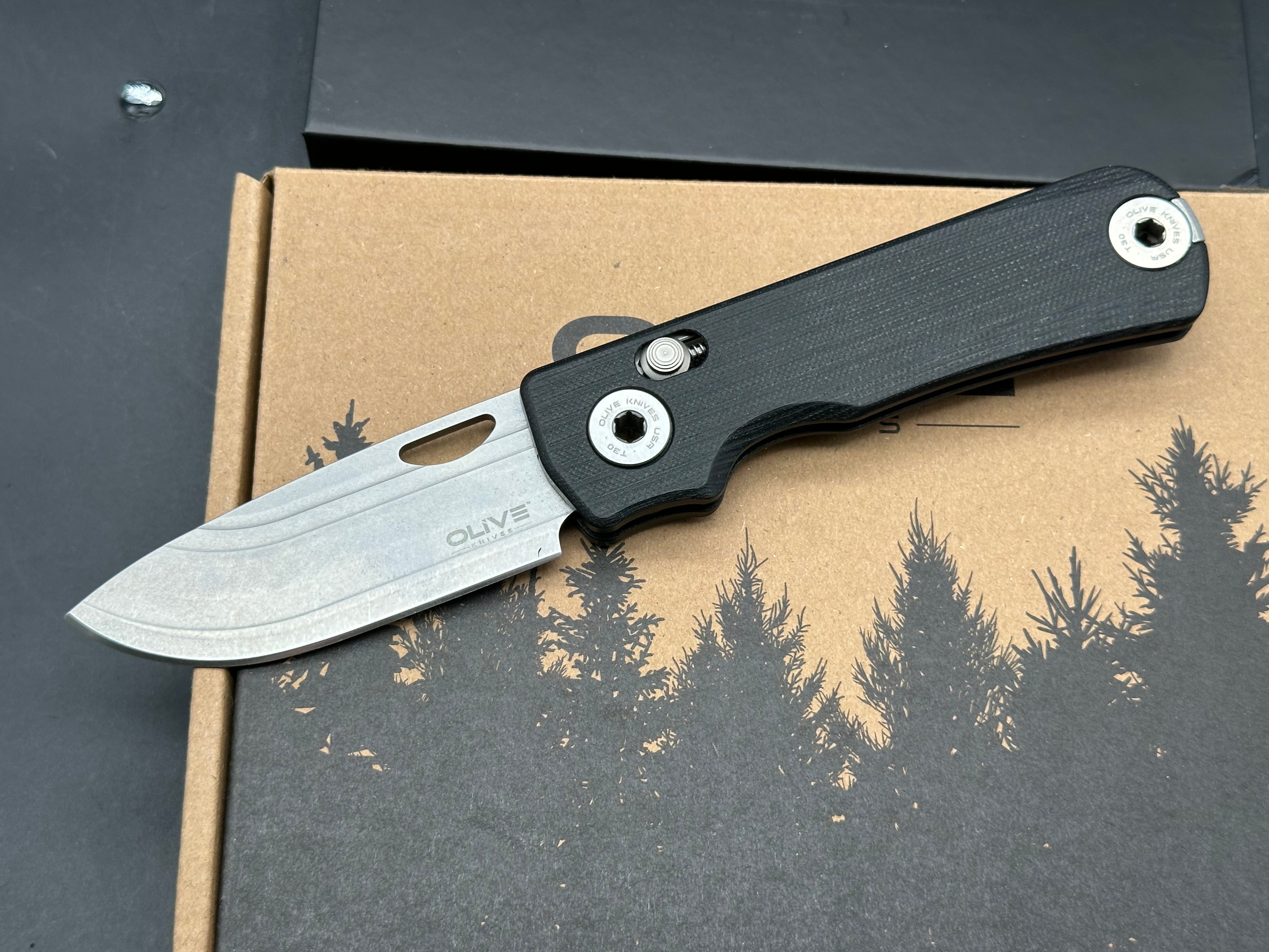 Olive Knives LENTA Elmax blade
