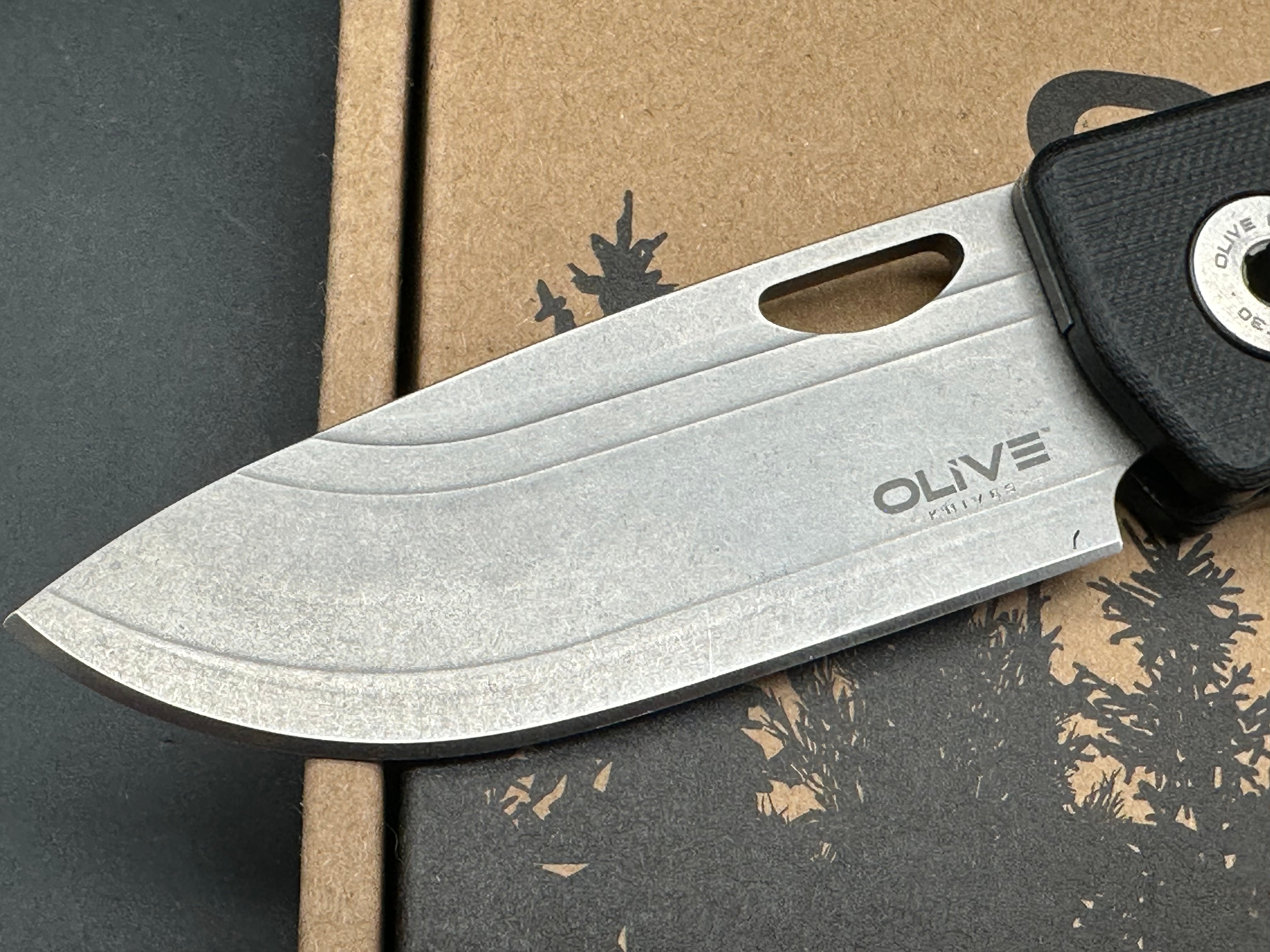 Olive Knives LENTA Elmax blade