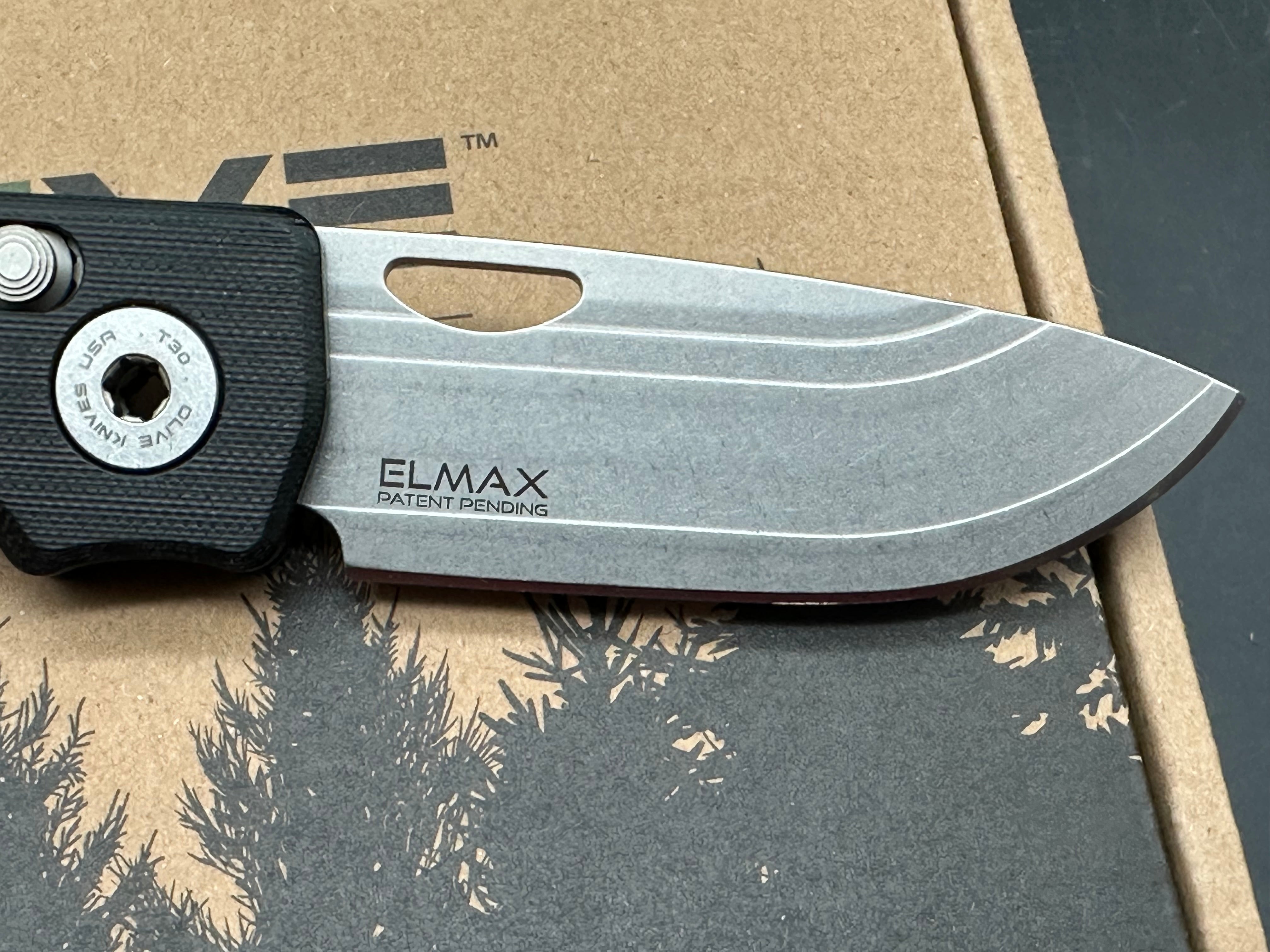 Olive Knives LENTA Elmax blade