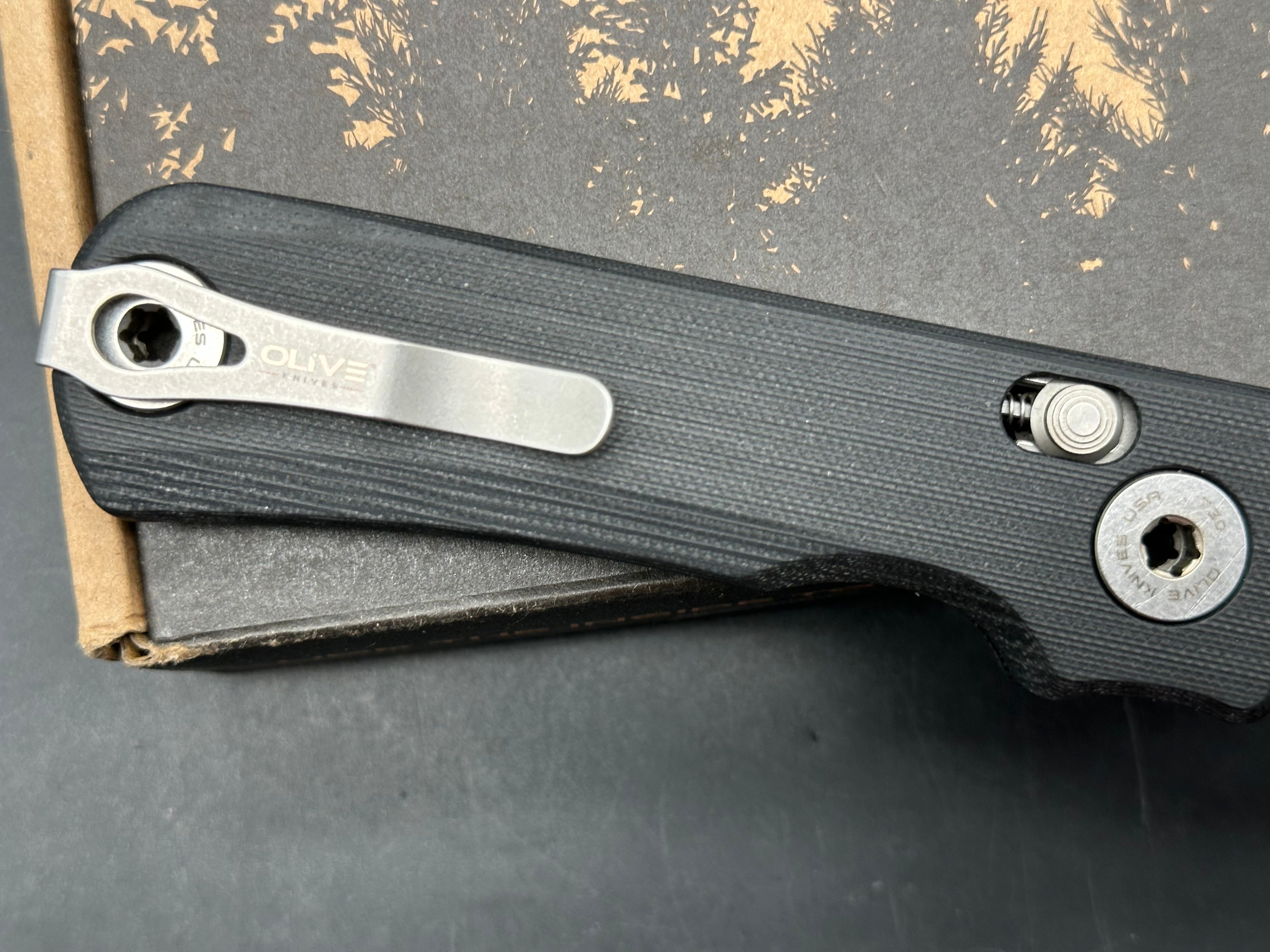 Olive Knives LENTA Elmax blade