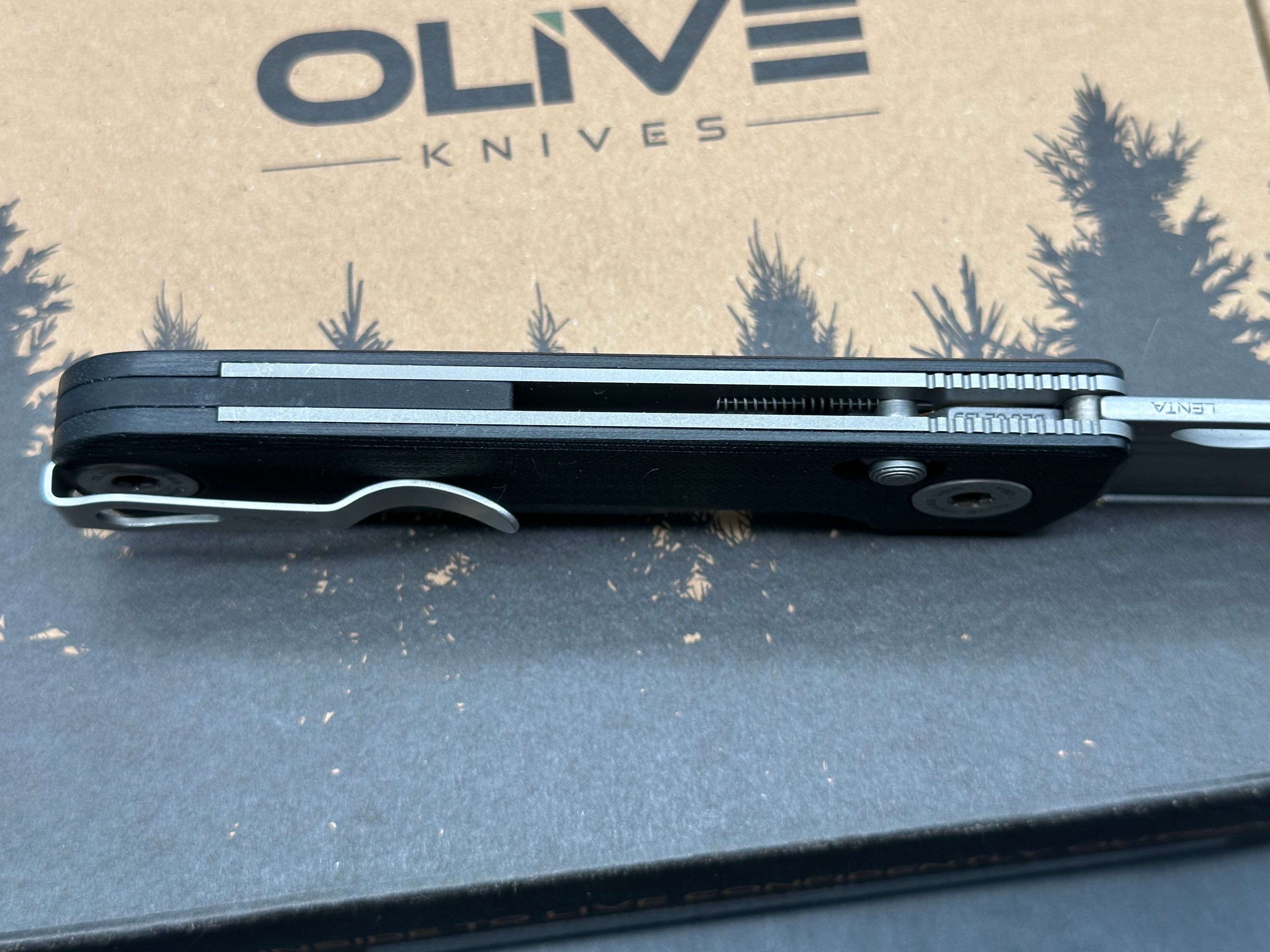 Olive Knives LENTA Elmax blade