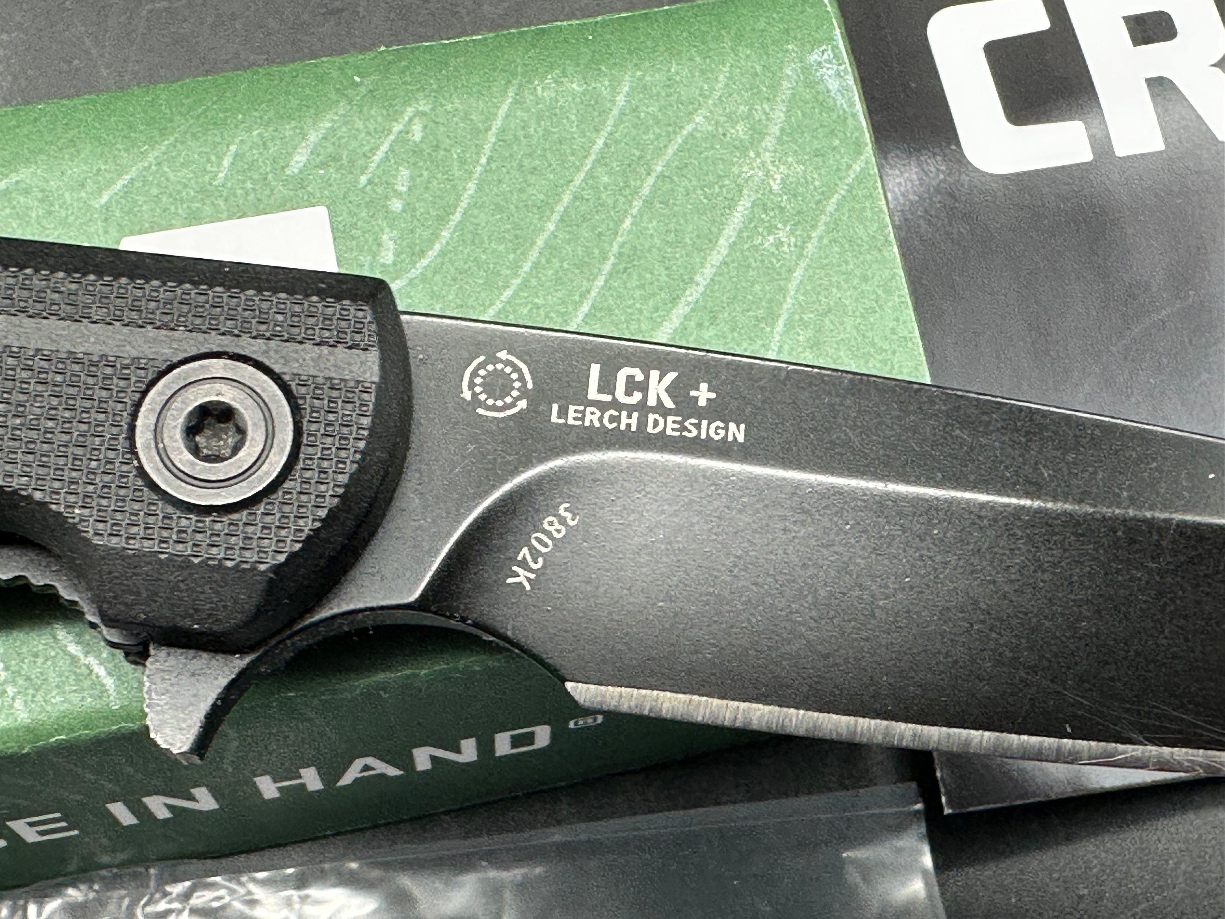 CRKT LCK + Spring Assisted Reverse Tanto Knife Black FRN (3.3" Black)
