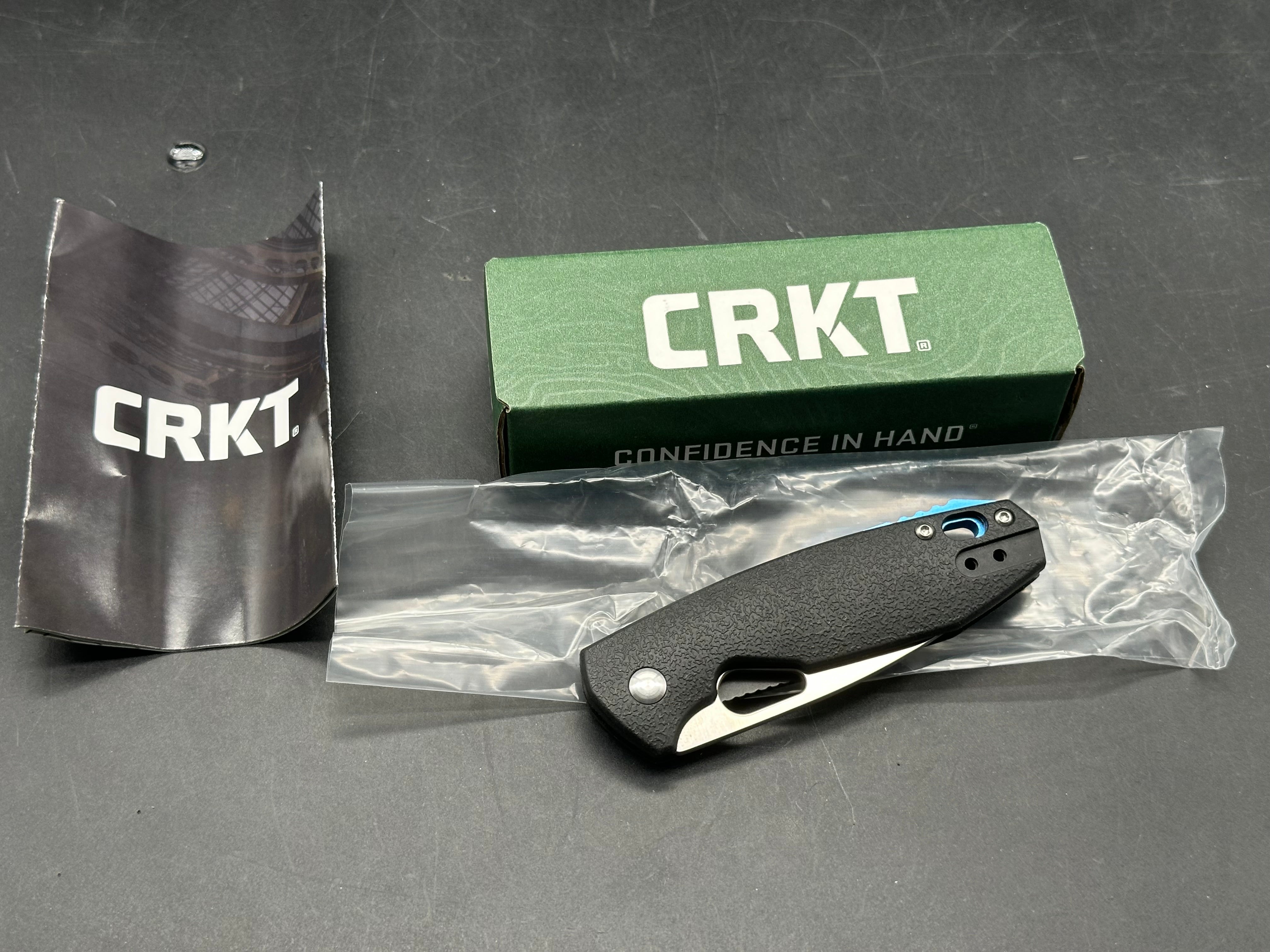 CRKT Vox Piet Liner Lock Knife Black GFN (2.63" Satin)