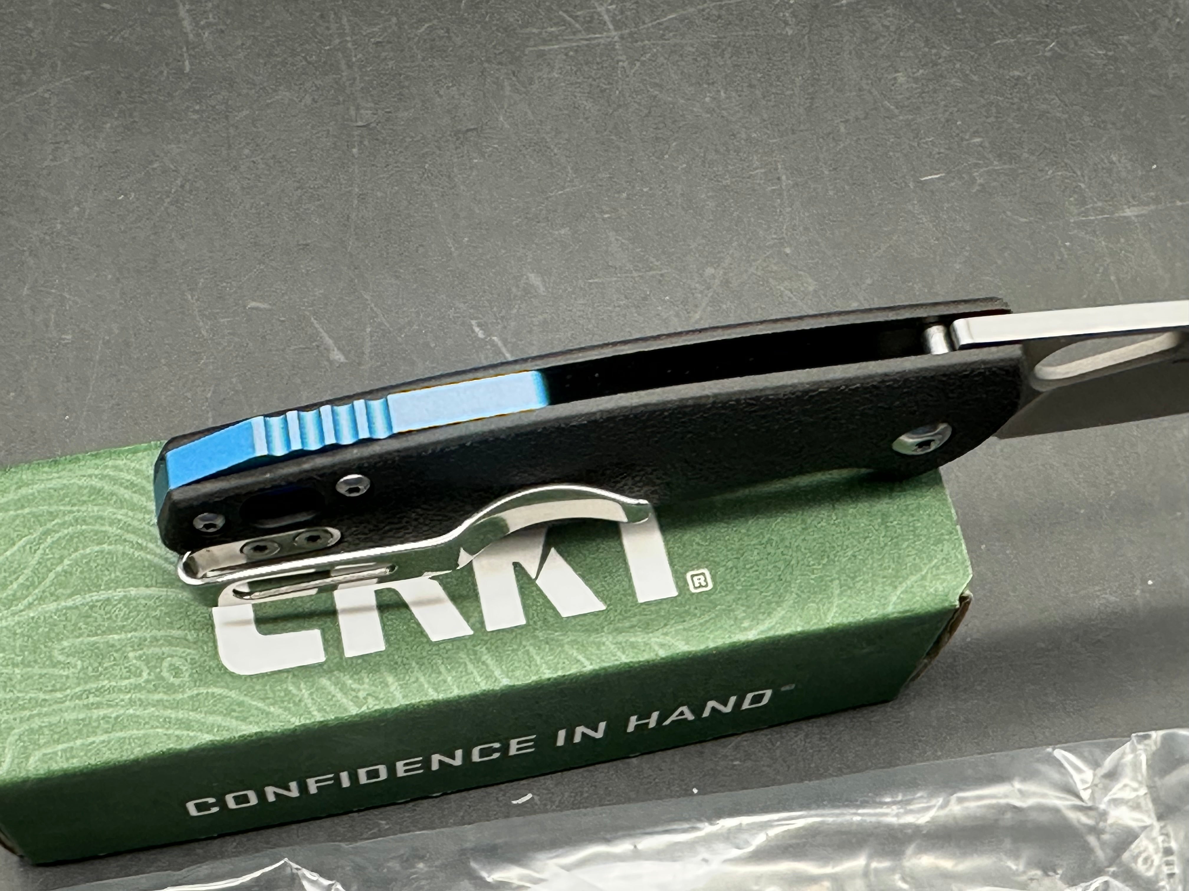 CRKT Vox Piet Liner Lock Knife Black GFN (2.63" Satin)