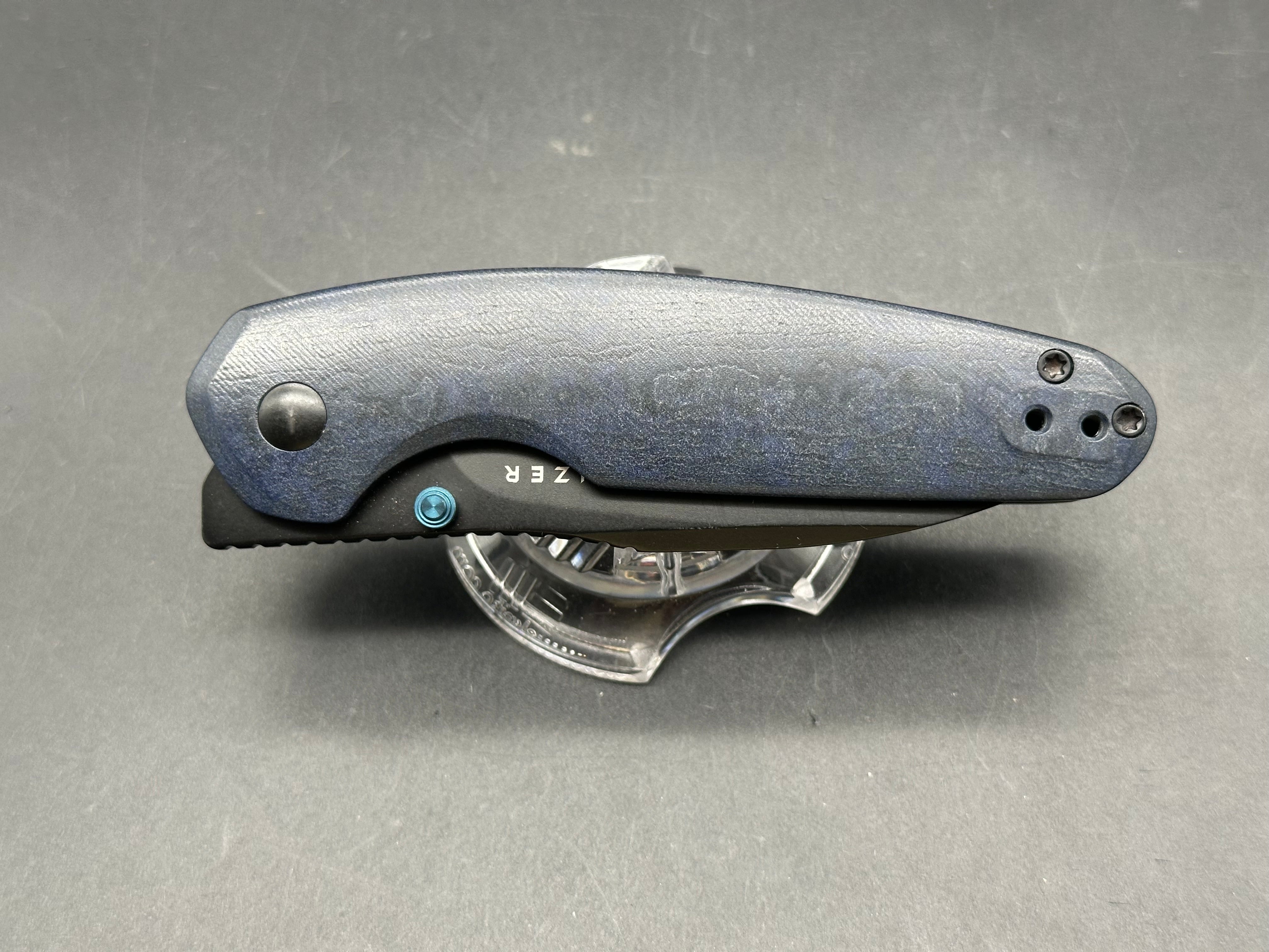 Kizer Meteora  Blue Richlite Nitro V
