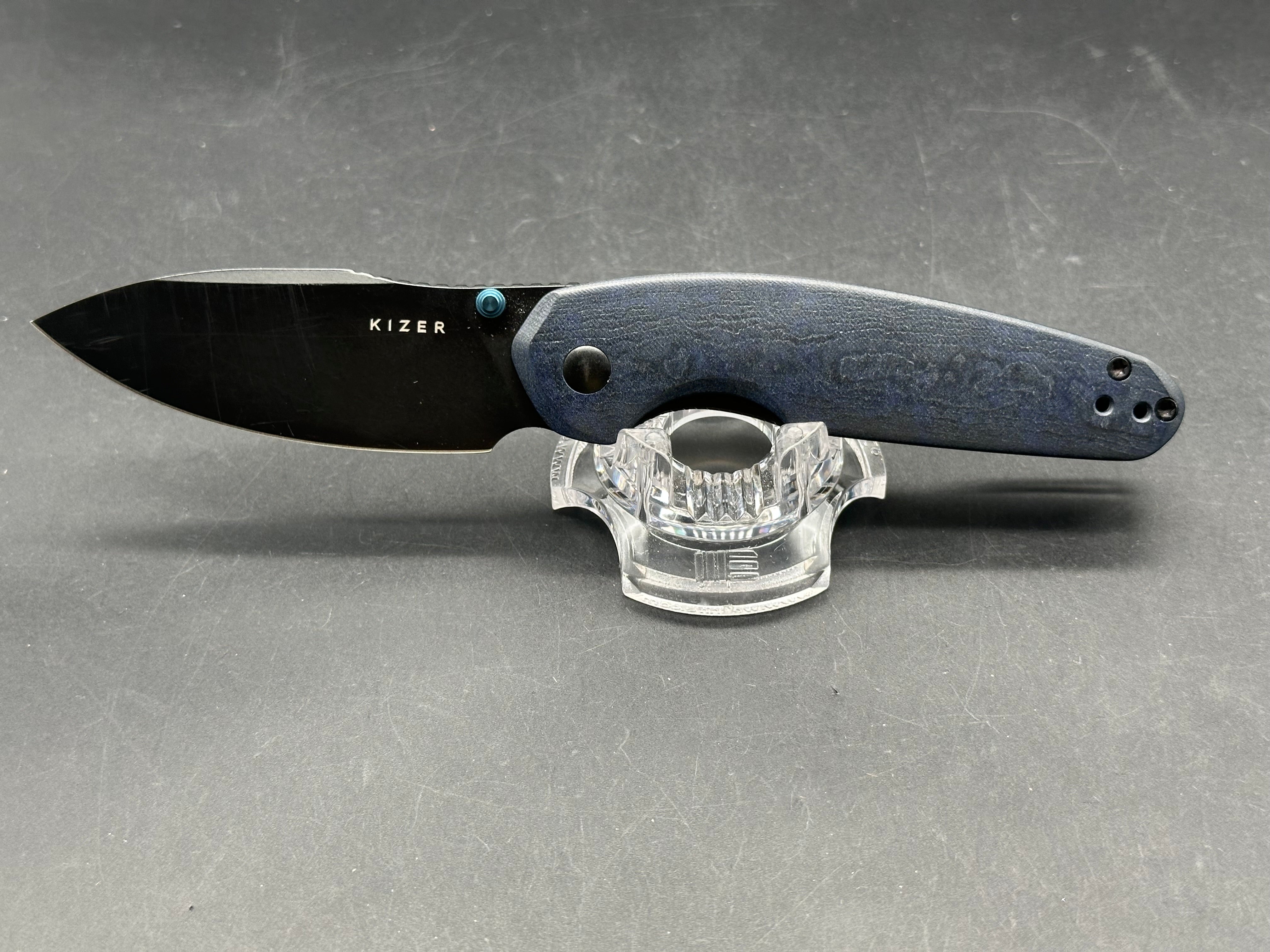 Kizer Meteora  Blue Richlite Nitro V
