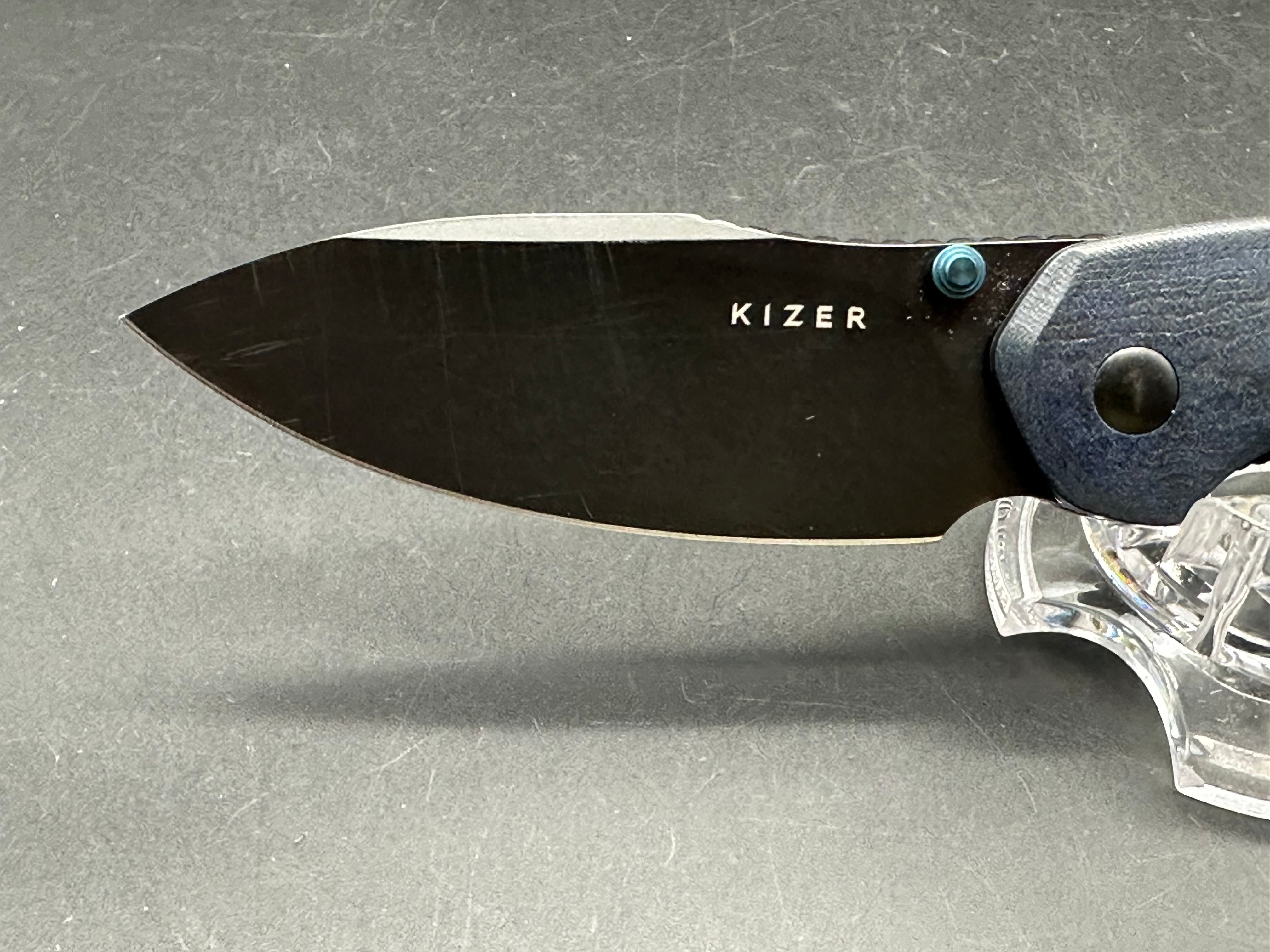 Kizer Meteora  Blue Richlite Nitro V