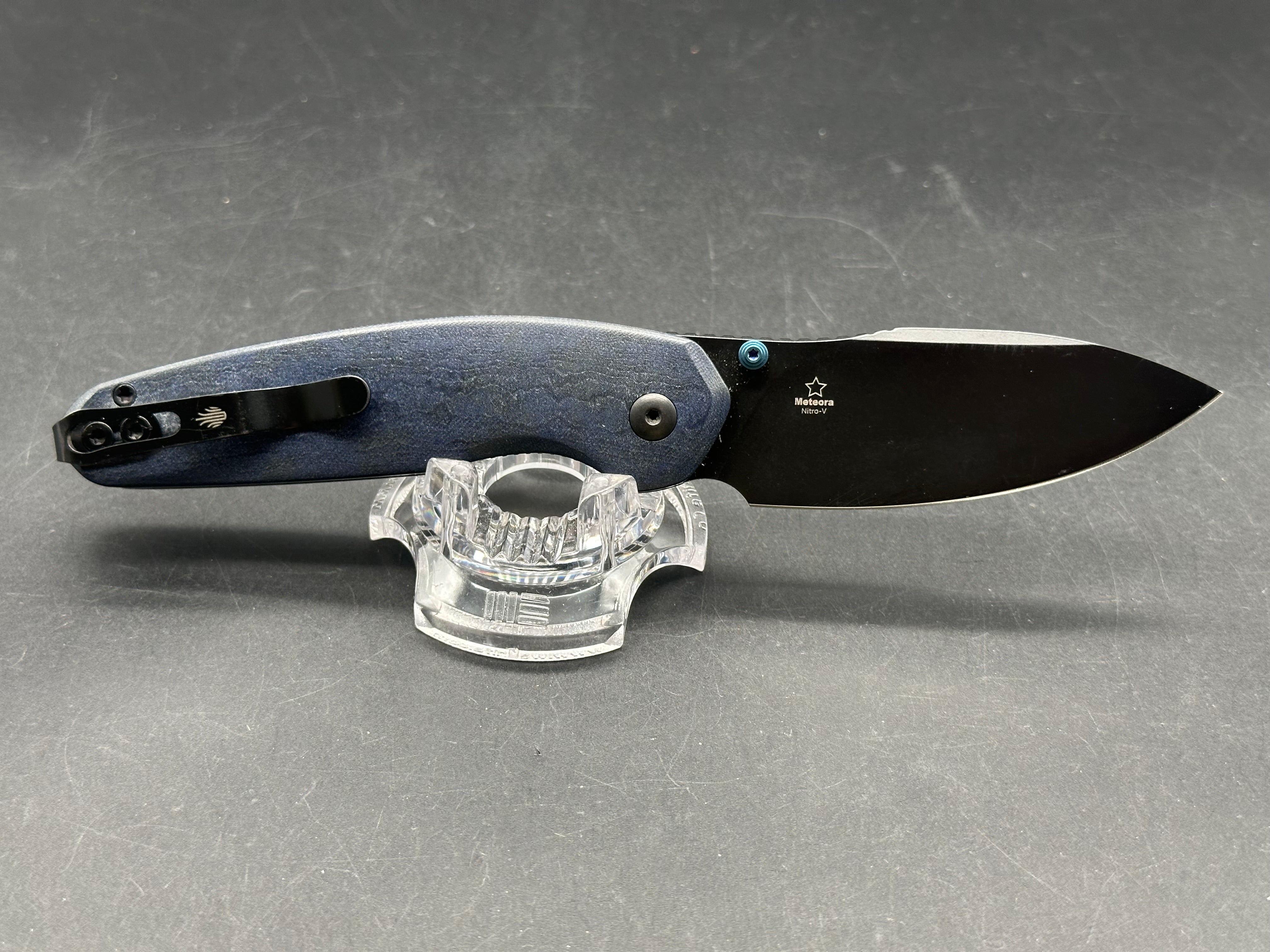 Kizer Meteora  Blue Richlite Nitro V