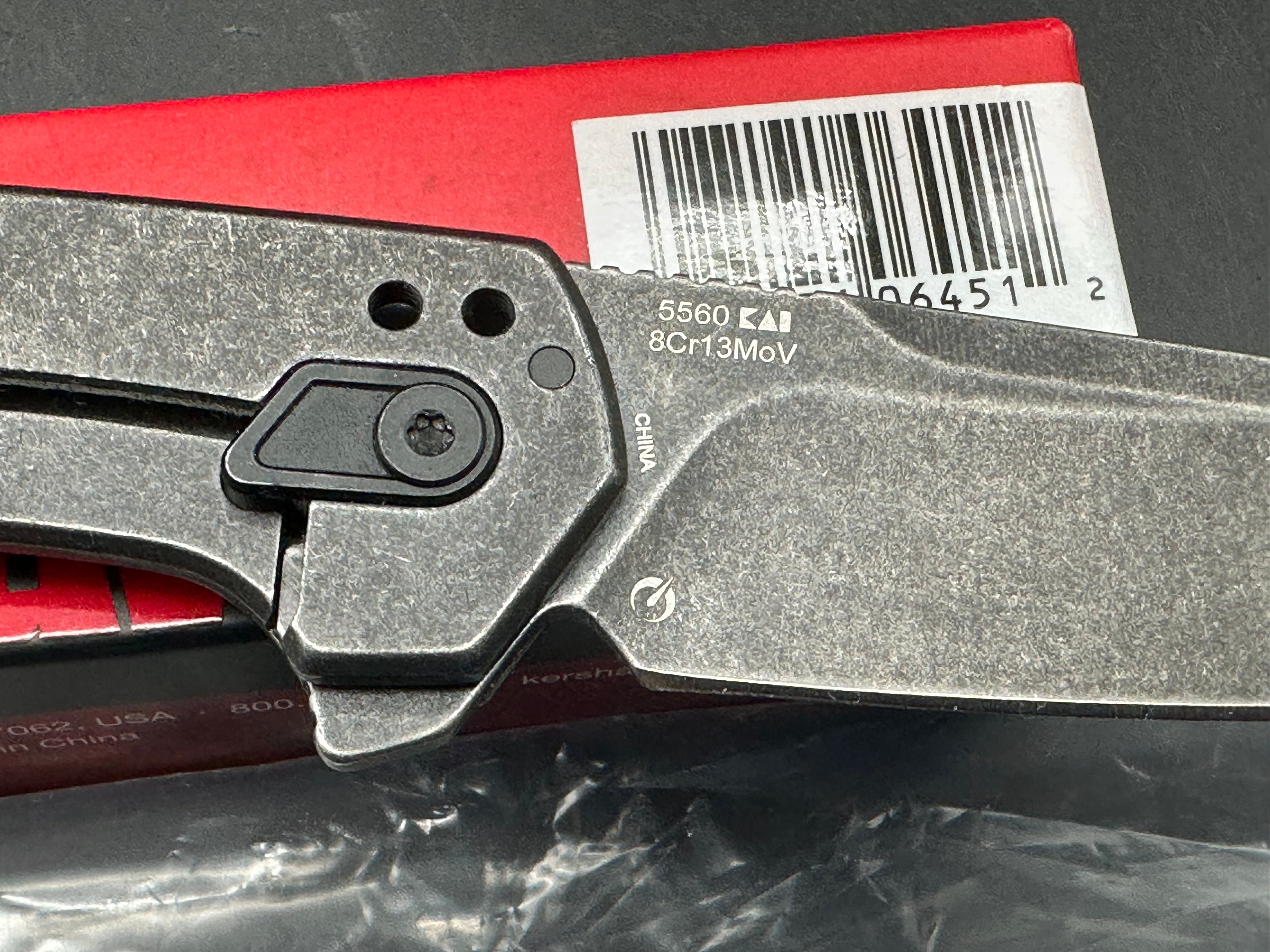 Kershaw Radar Frame Lock Knife Black Steel (2.9" Black SW)