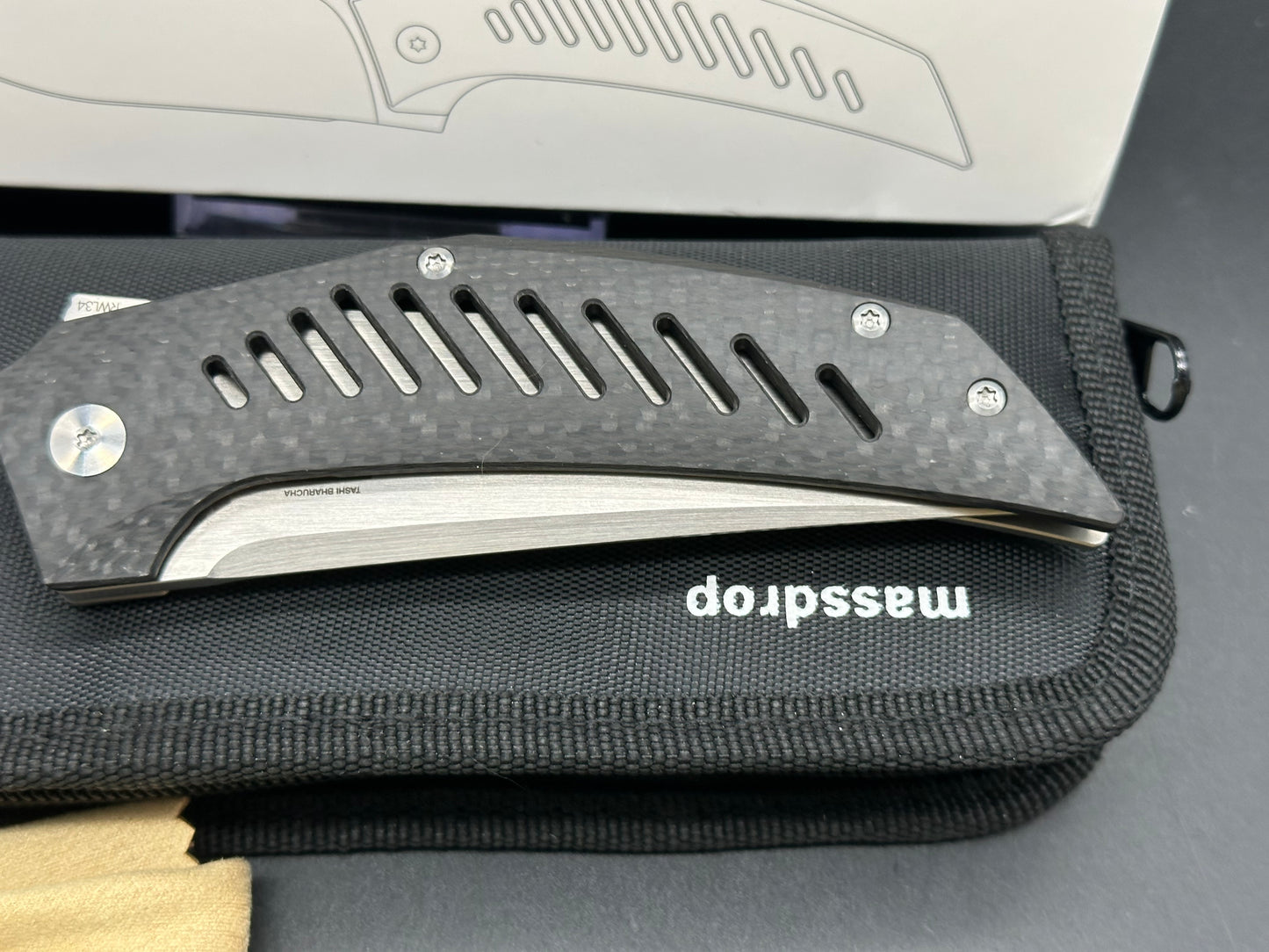 MASSDROP X TASHI BHARUCHA HEAT SEEKER FOLDING KNIFE