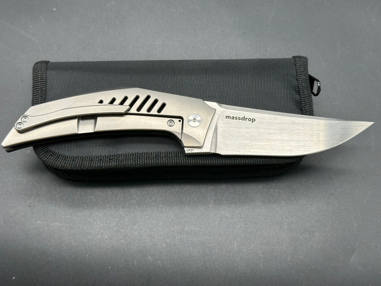 MASSDROP X TASHI BHARUCHA HEAT SEEKER FOLDING KNIFE