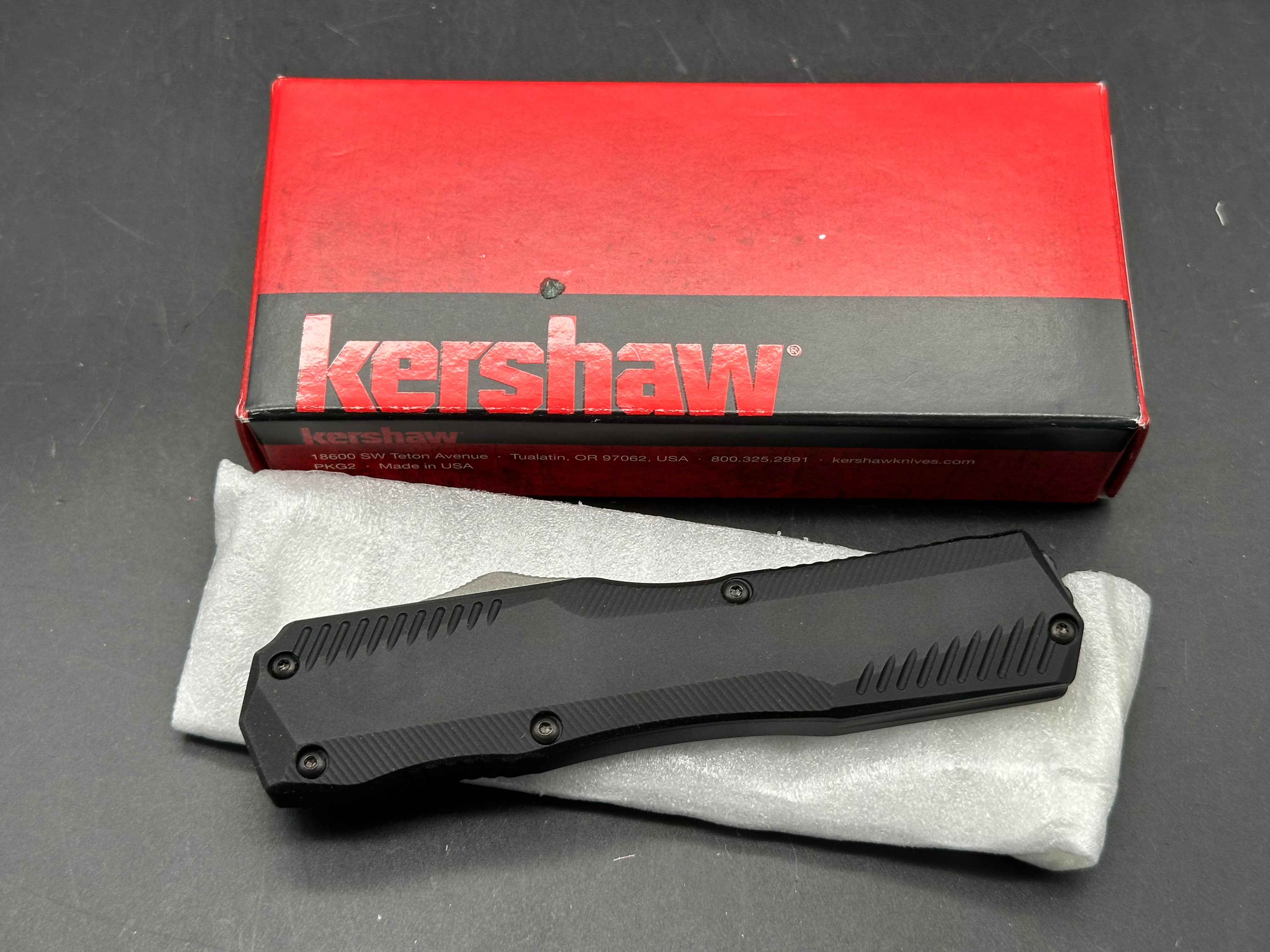 Kershaw Livewire CPM-20CV D/A OTF Automatic Knife Black (3.4" Stonewash)