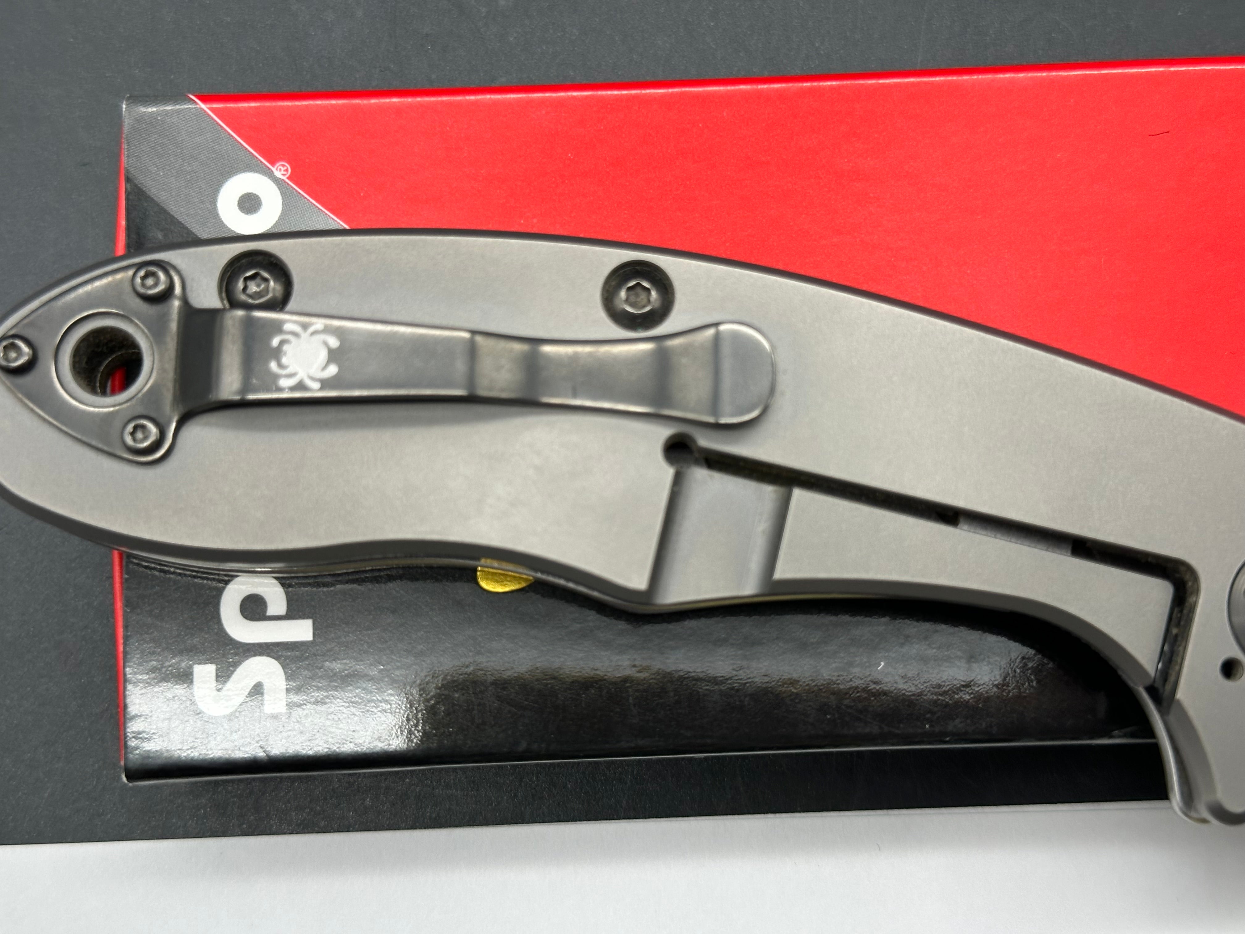 Spyderco Schemp Tuff bowie CruWear  Sprint Run